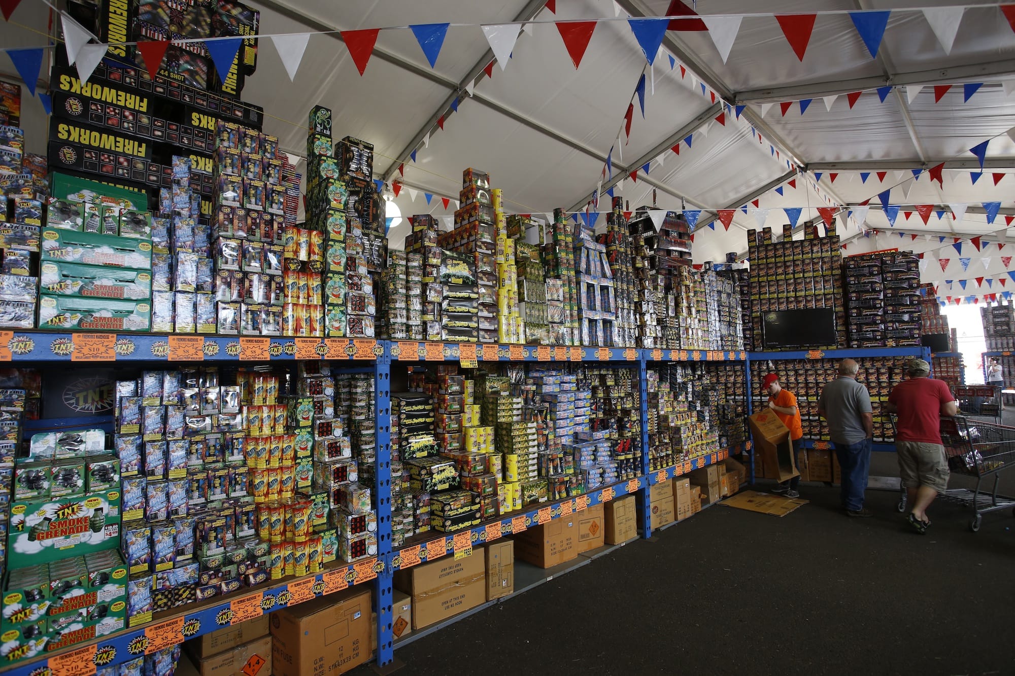 Fireworks go on sale in Vancouver starting Sunday. TNT Fireworks Warehouse.