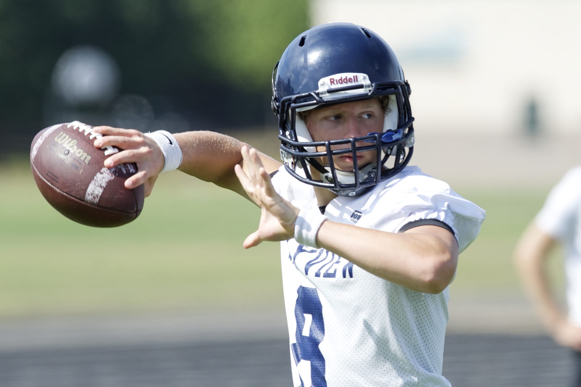 Zac Shomler's quest to become a starting varsity quarterback led him to Skyview High School, where he will be at the controls of the Storm offense this fall.