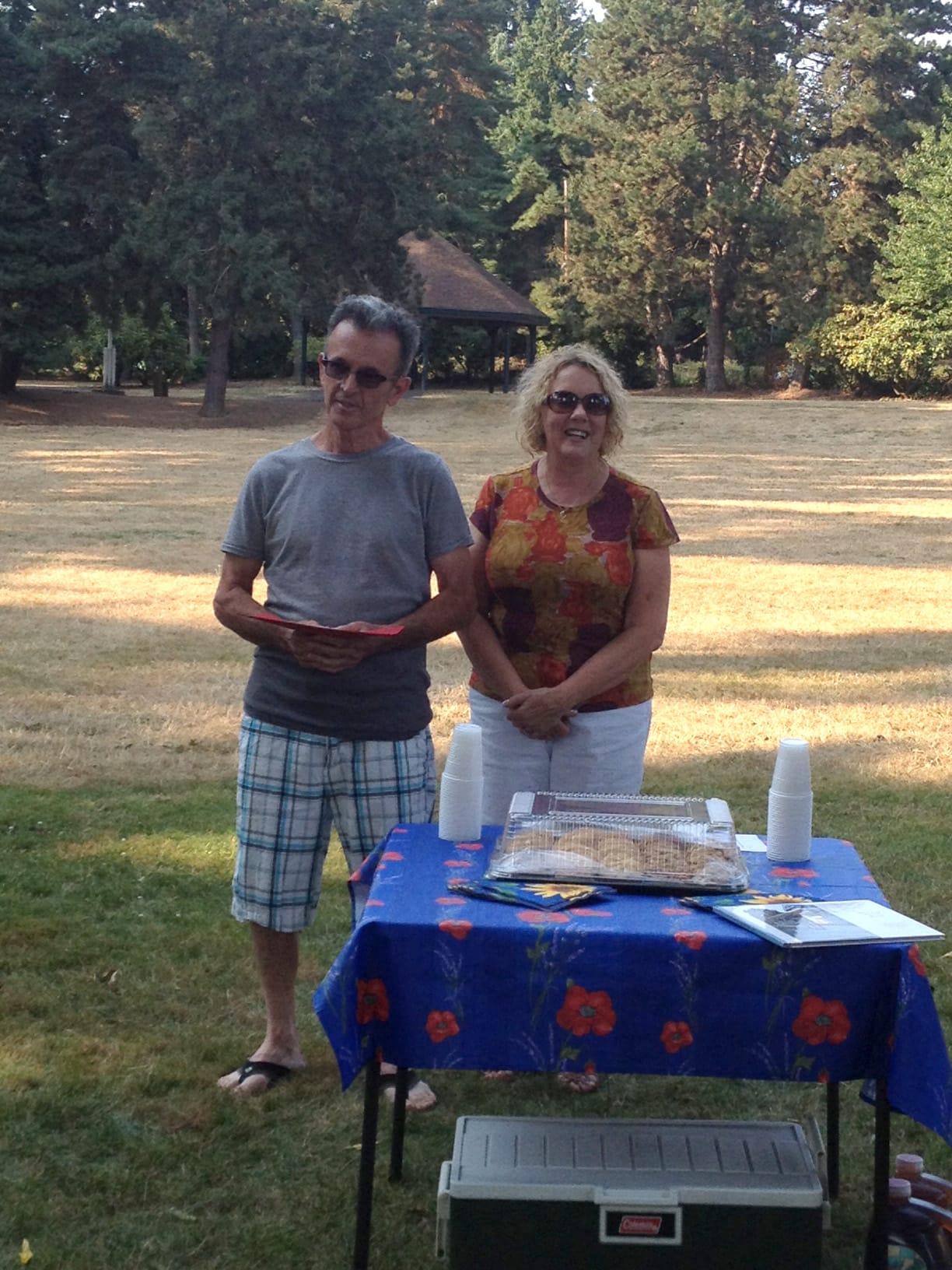 Arnada: Bruce and Judith Wood were honored by the Arnada Neighborhood Association with a Vancouver Sparkles award for helping fix up dilapidated houses and properties in the community.