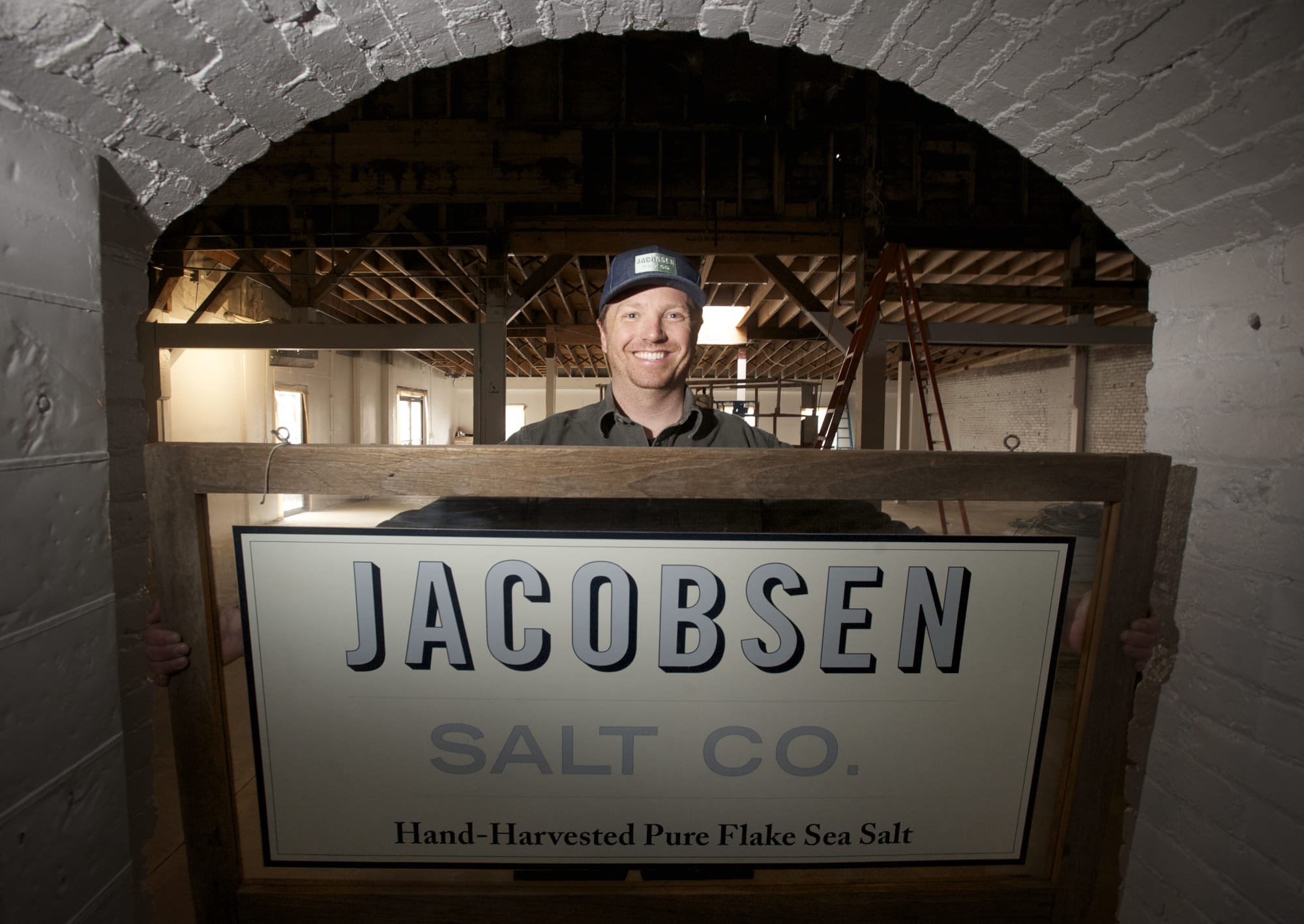 Ben Jacobsen started making sea salt for himself, then for friends and family, and wound up with a business.