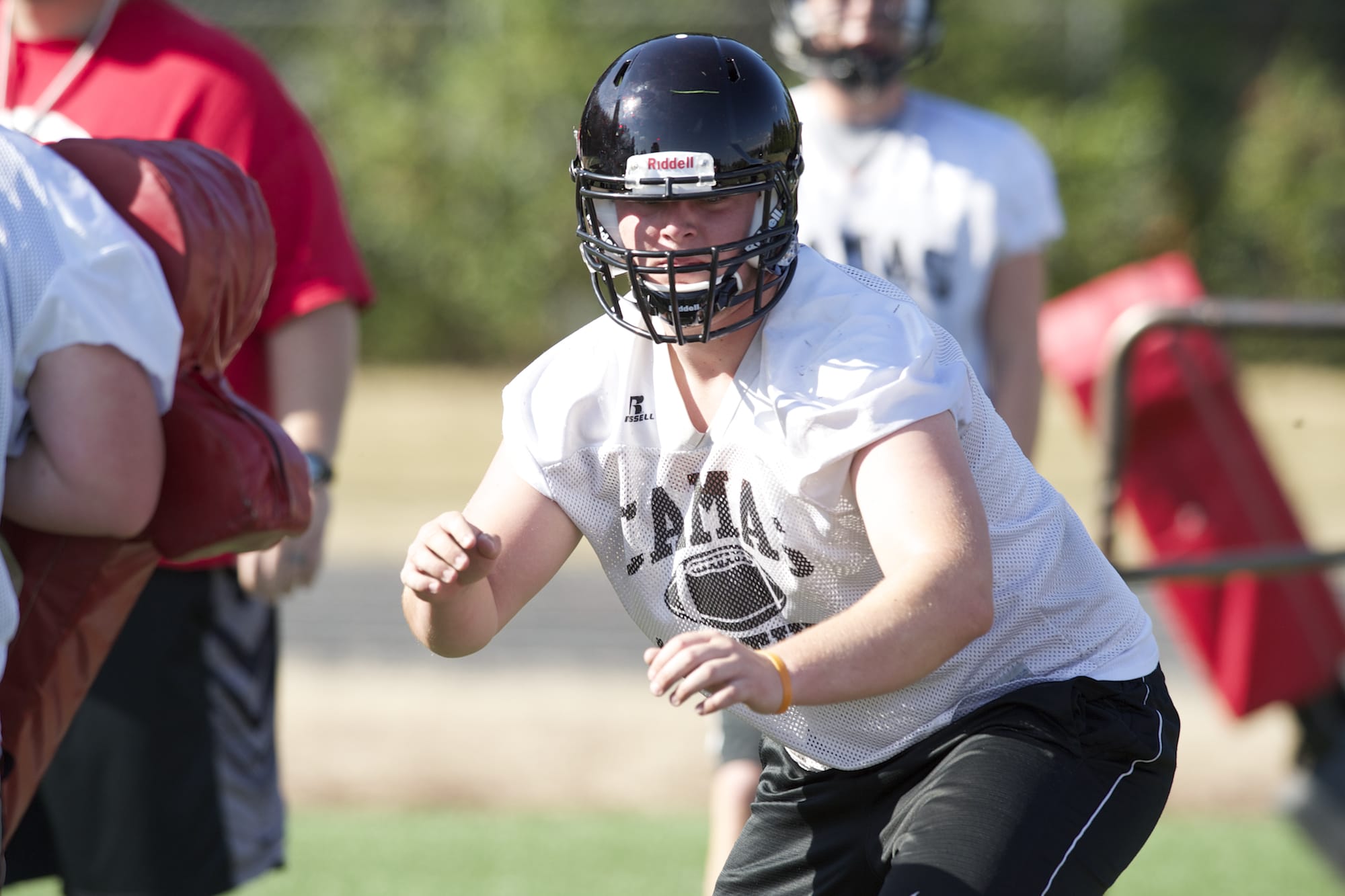 Camas defensive lineman Alex Walker was not a starter for the Papermakers in 2013, but he got lots of playing time.