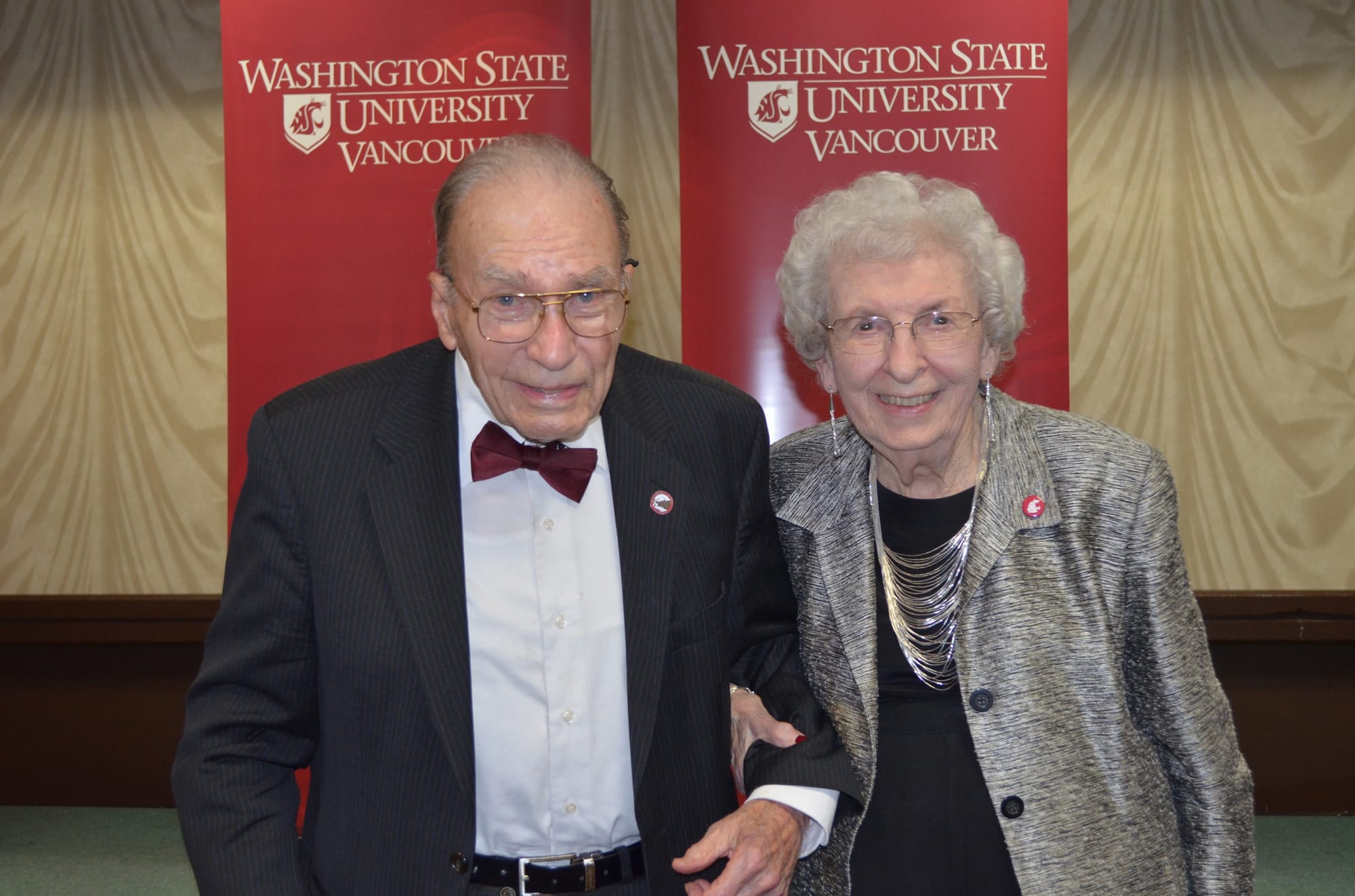 Dan and Val Ogden met in 1946, when Val was a senior at Washington State University. Dan Ogden had been corresponding with her college roommate at the time. After Val graduated and moved to Spokane, &quot;I called her up and asked her for a date and we went dancing. And we went on from there,&quot; Dan said.