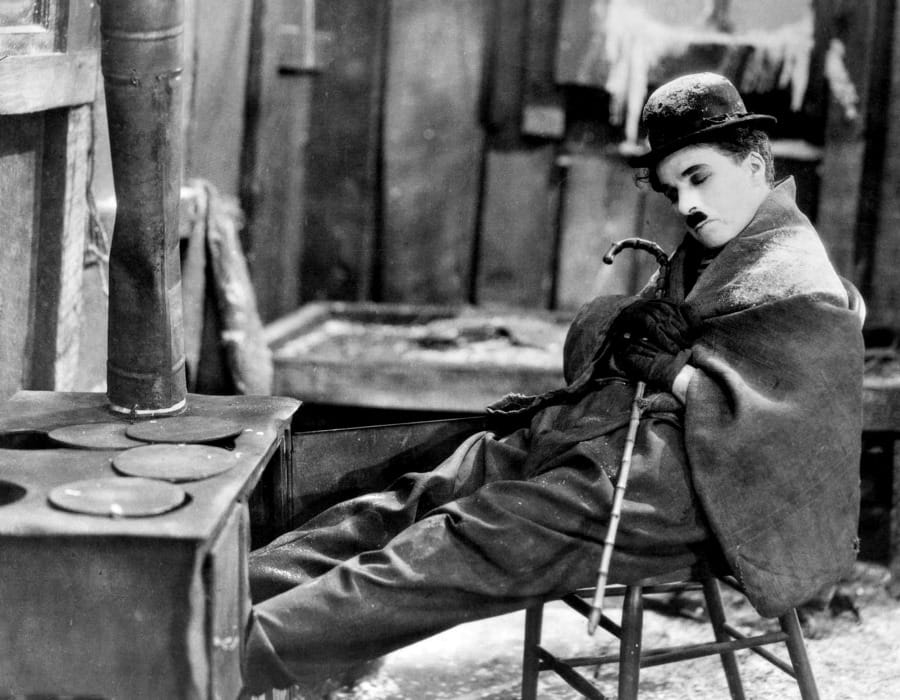 Publicity still for Charlie Chaplin's 1925 film &quot;The Gold Rush.&quot;
