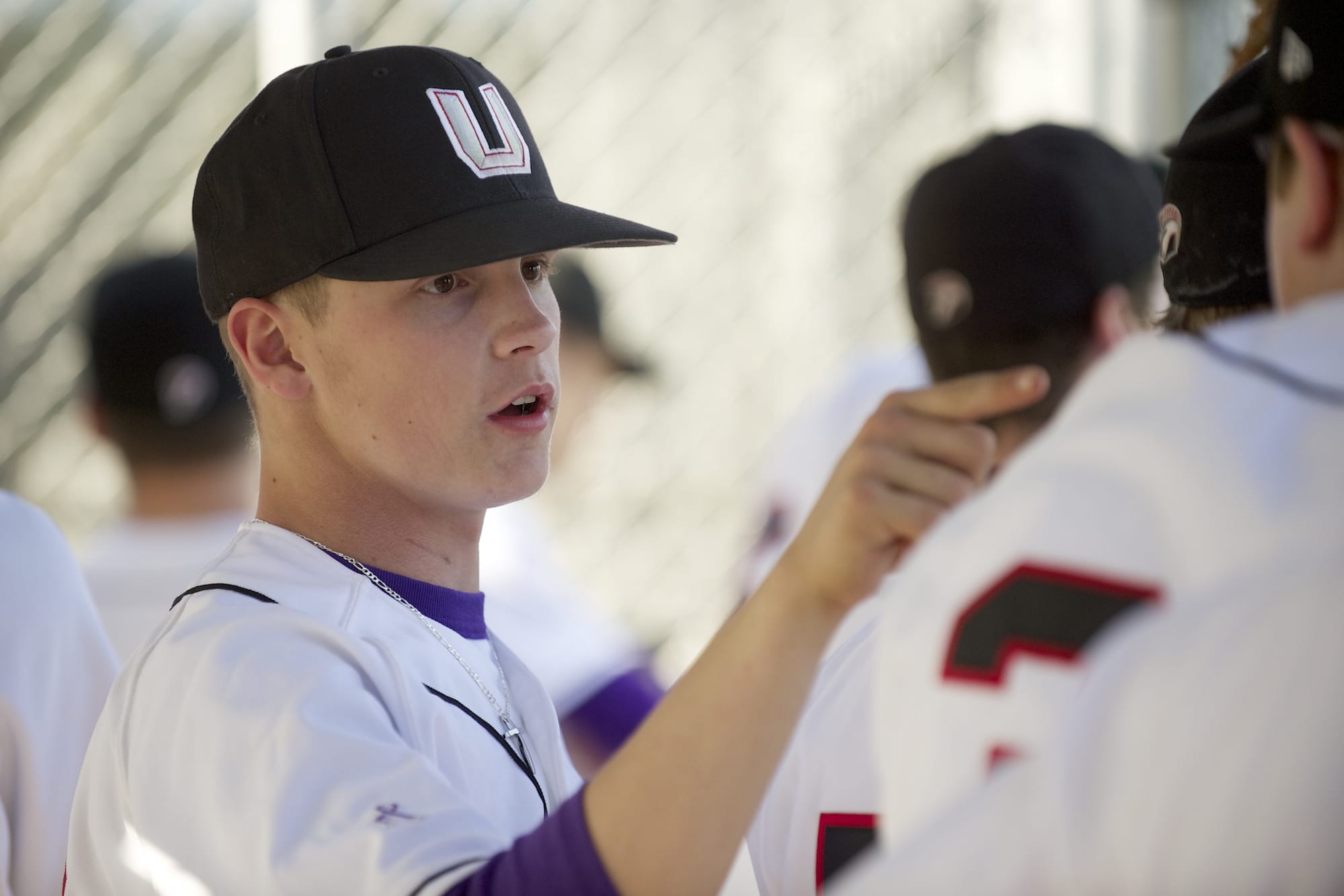 Tyler White, shown Wednesday, is battling cancer and trying to get back to the baseball field.