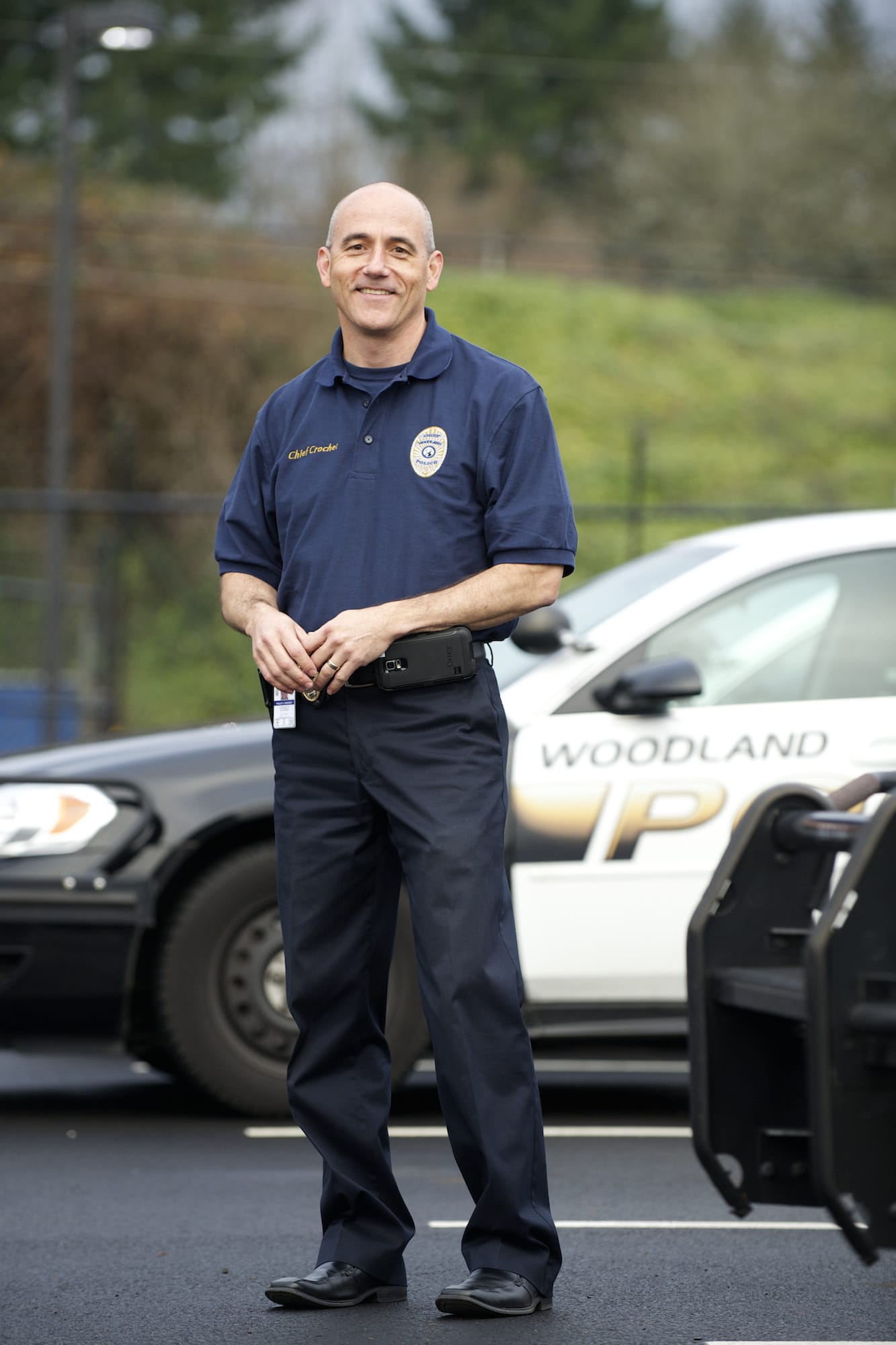 Woodland's new police chief, Phil Crochet, started the job this month.