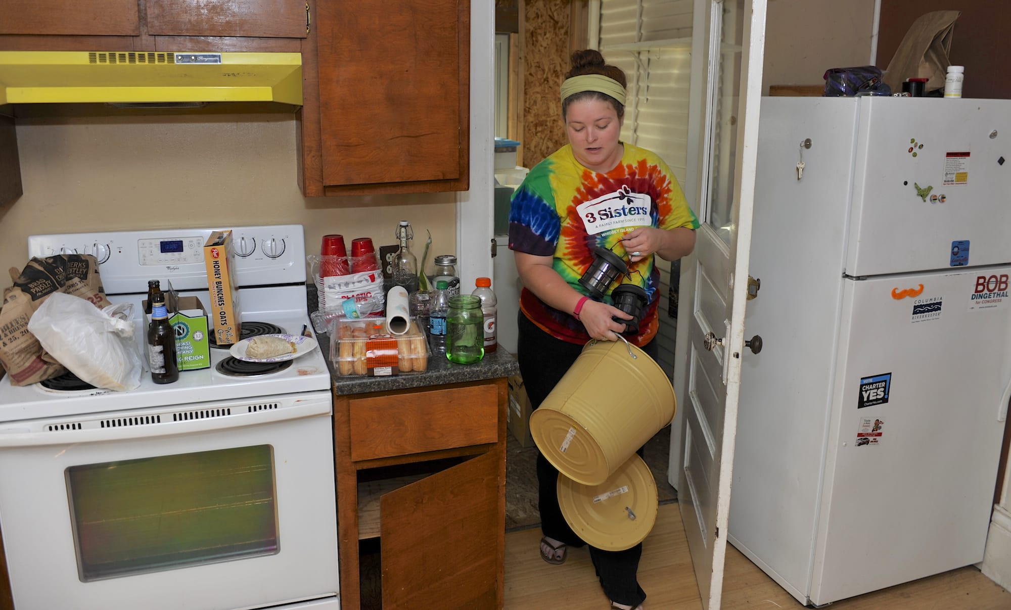 Audrey Miller moves from her rental house Aug. 23 in Vancouver. Miller and her roommate, Melissa Boles, struggled to find affordable housing in the area after their landlord sold their house.