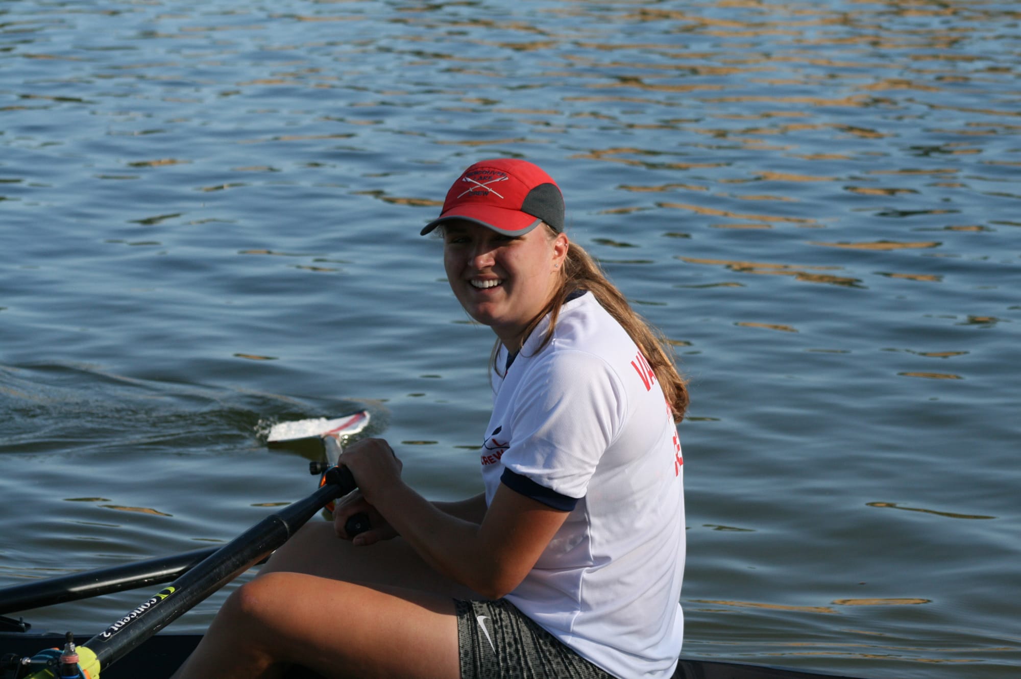 Gabi White of Vancouver Lake Crew finished 11th in the women's single scull competition at the U.S. Rowing Youth National Championships.