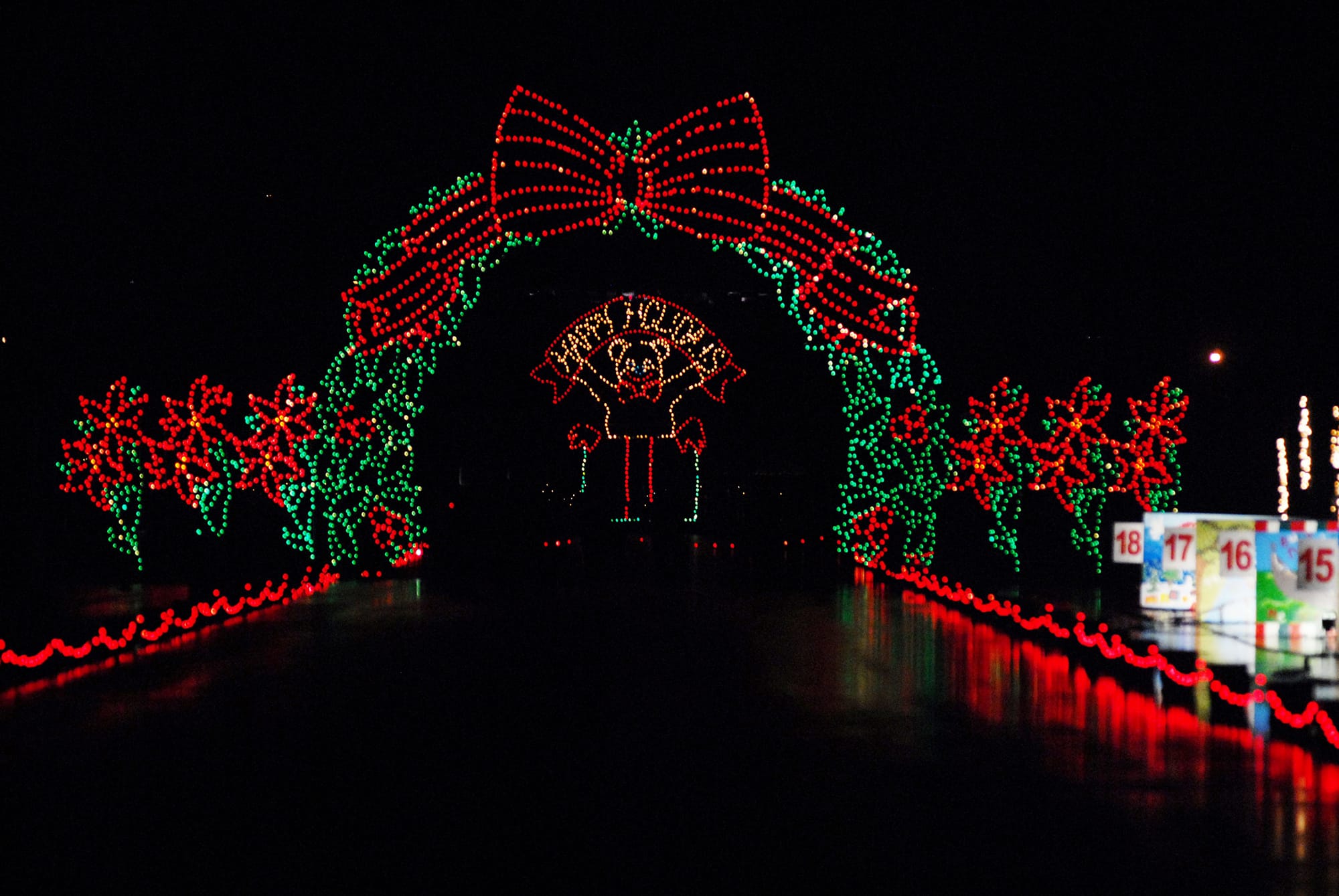 The annual Winter Wonderland lights display takes place through Dec.