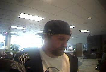Vancouver police are searching for this man, who they say robbed a Riverview Community Bank branch in Vancouver on April 16.