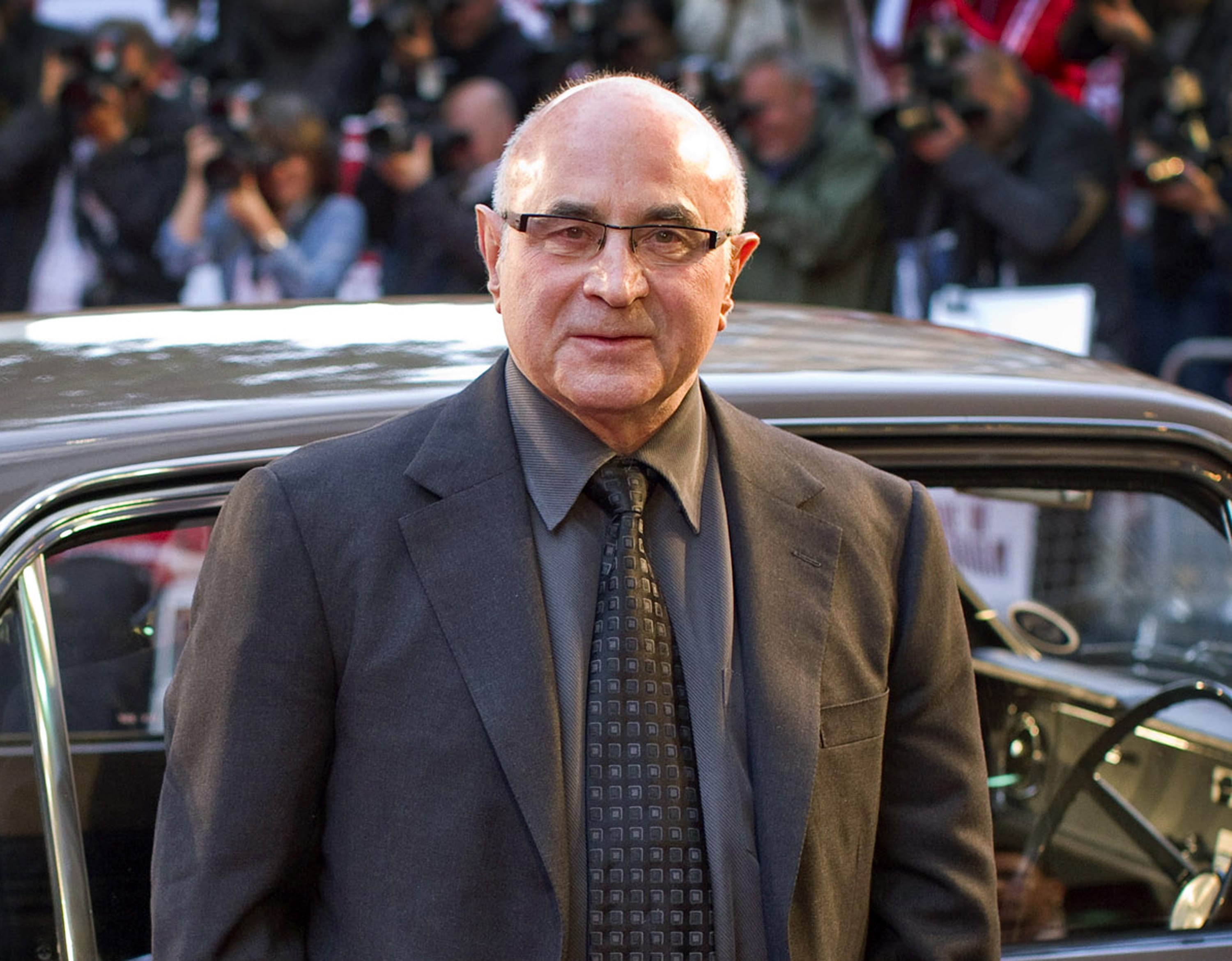 British actor Bob Hoskins arriving for the World Premiere of &quot;Made in Dagenham&quot; in London in 2010.