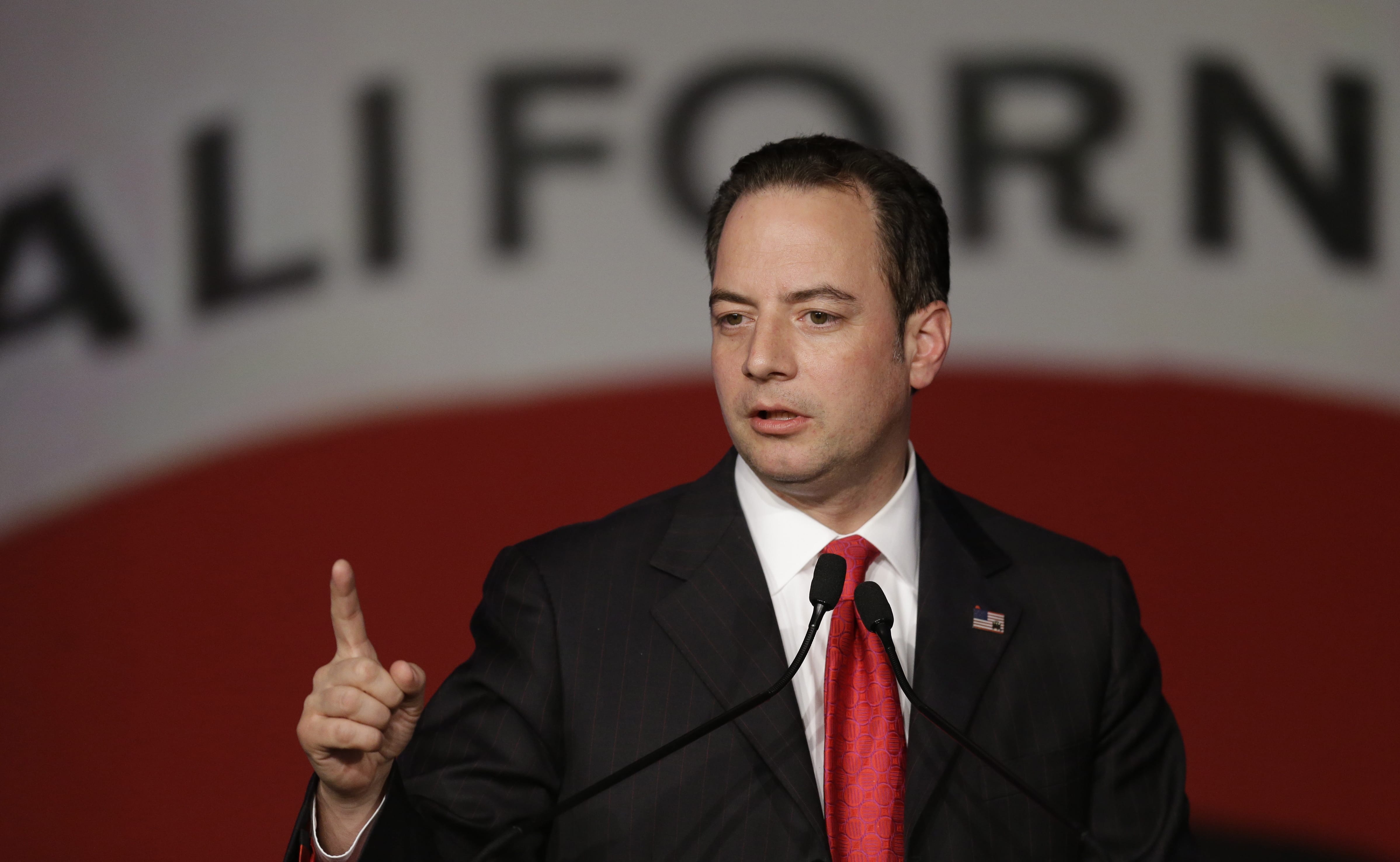 Reince Priebus, Republican National Committee chairman.