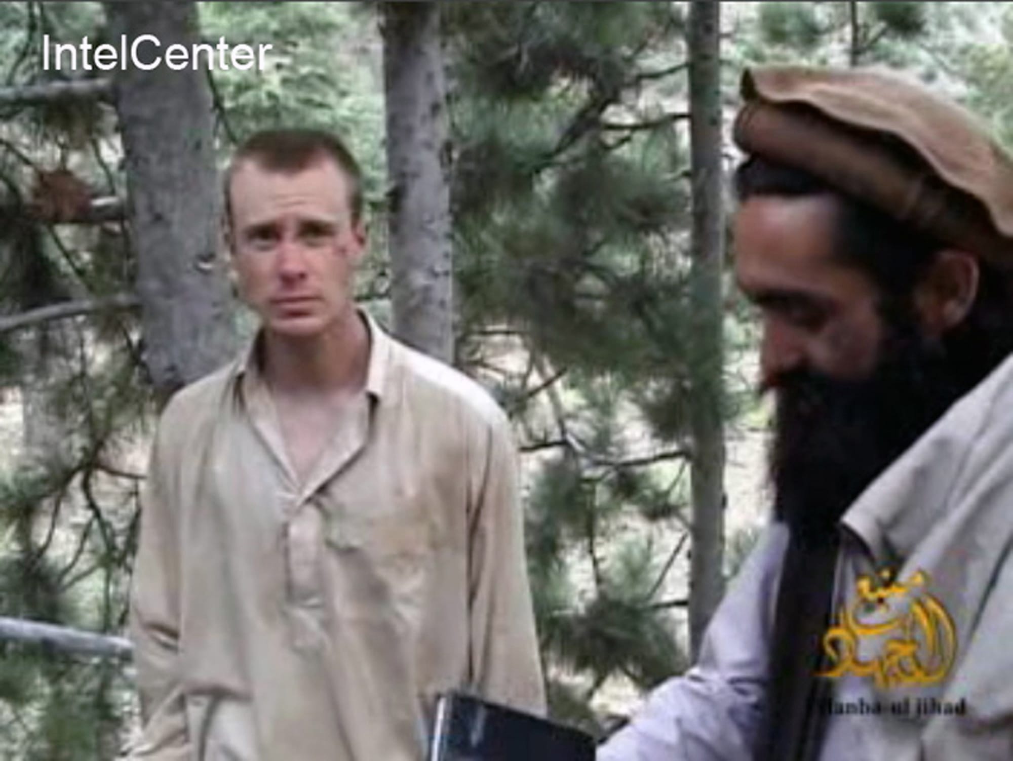An image from a video released by the Taliban in 2010 contains footage of a man believed to be Sgt.