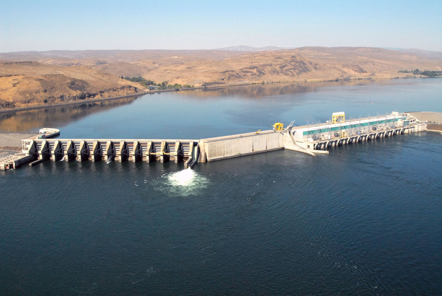 The Wanapum Dam on the Columbia River.