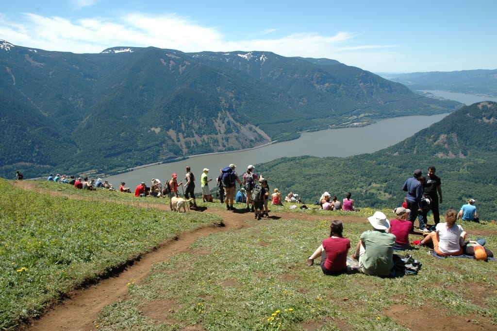 Hiking to the summit of Dog Mountain in the Columbia Gorge is a classic Memorial Day weekend trip enjoyed by thousands if the weather is nice.