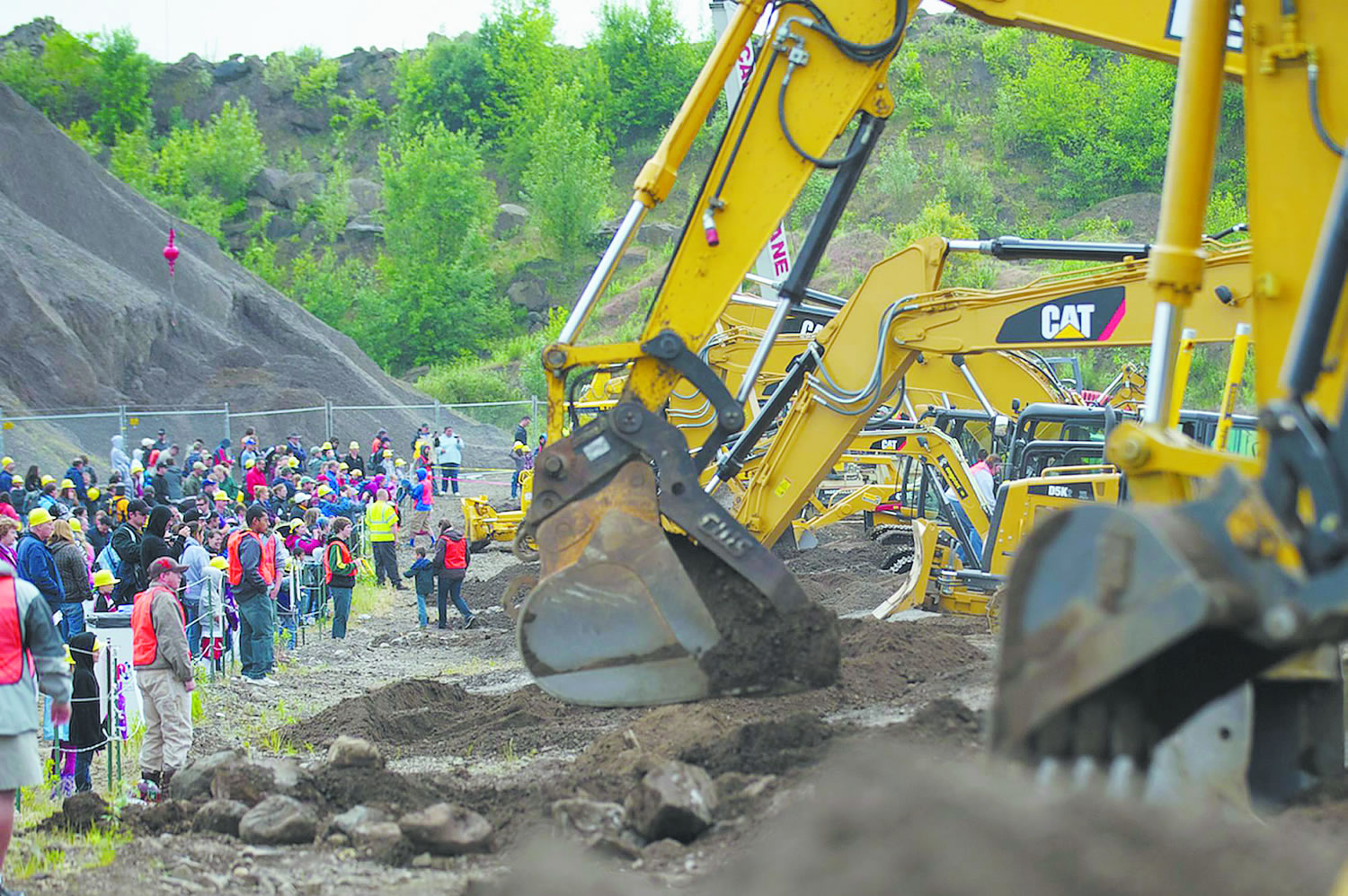 Dozer Day, a fairlike event where kids get to ride and drive heavy construction equipment, play in a pipe tunnel and dig for diamonds, will be held Saturday and Sunday.