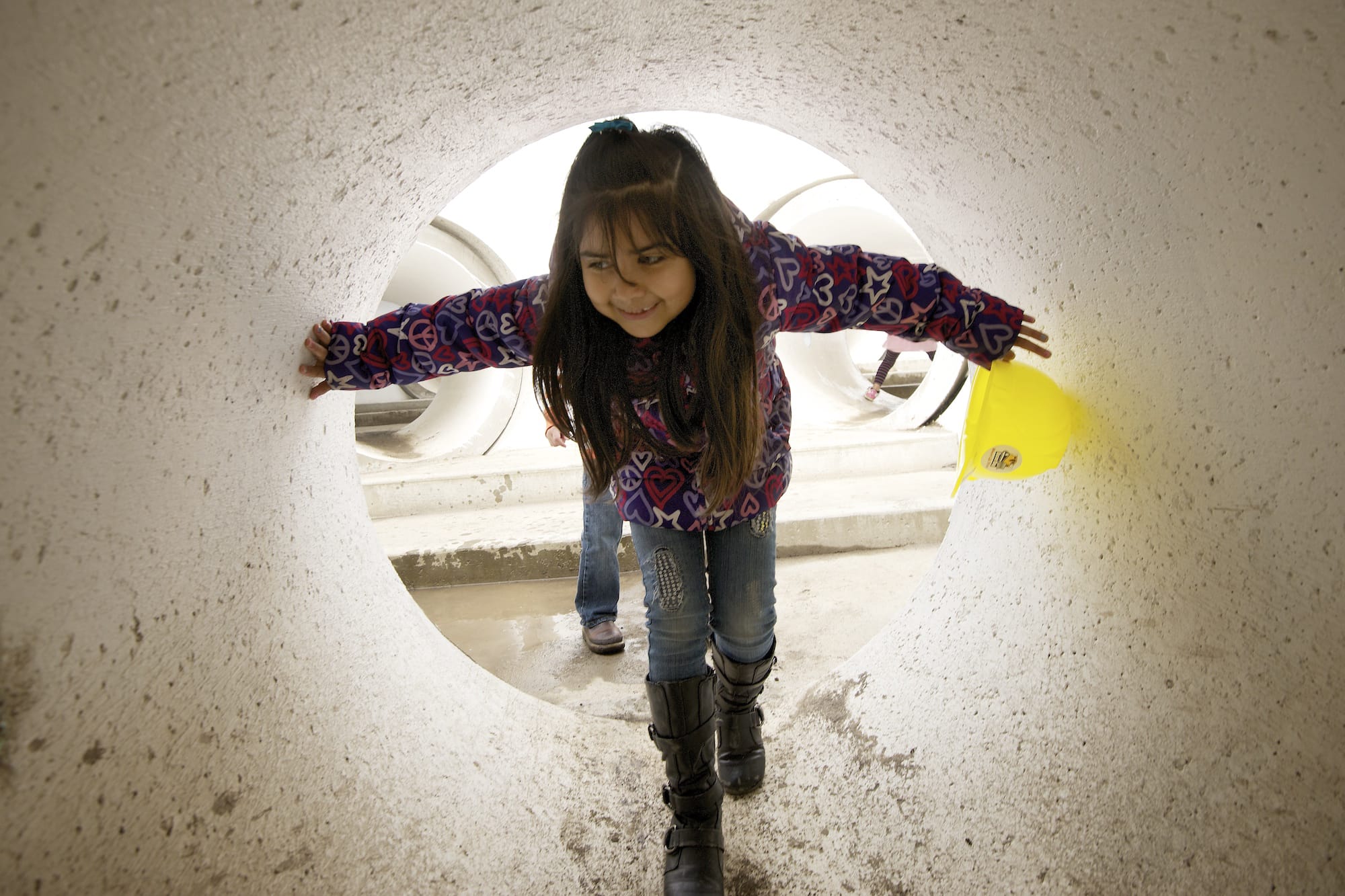 Columbian files
Litzy Ortega-Diaz enjoys a tunnel maze at the 2013 Dozer Day event in Vancouver.