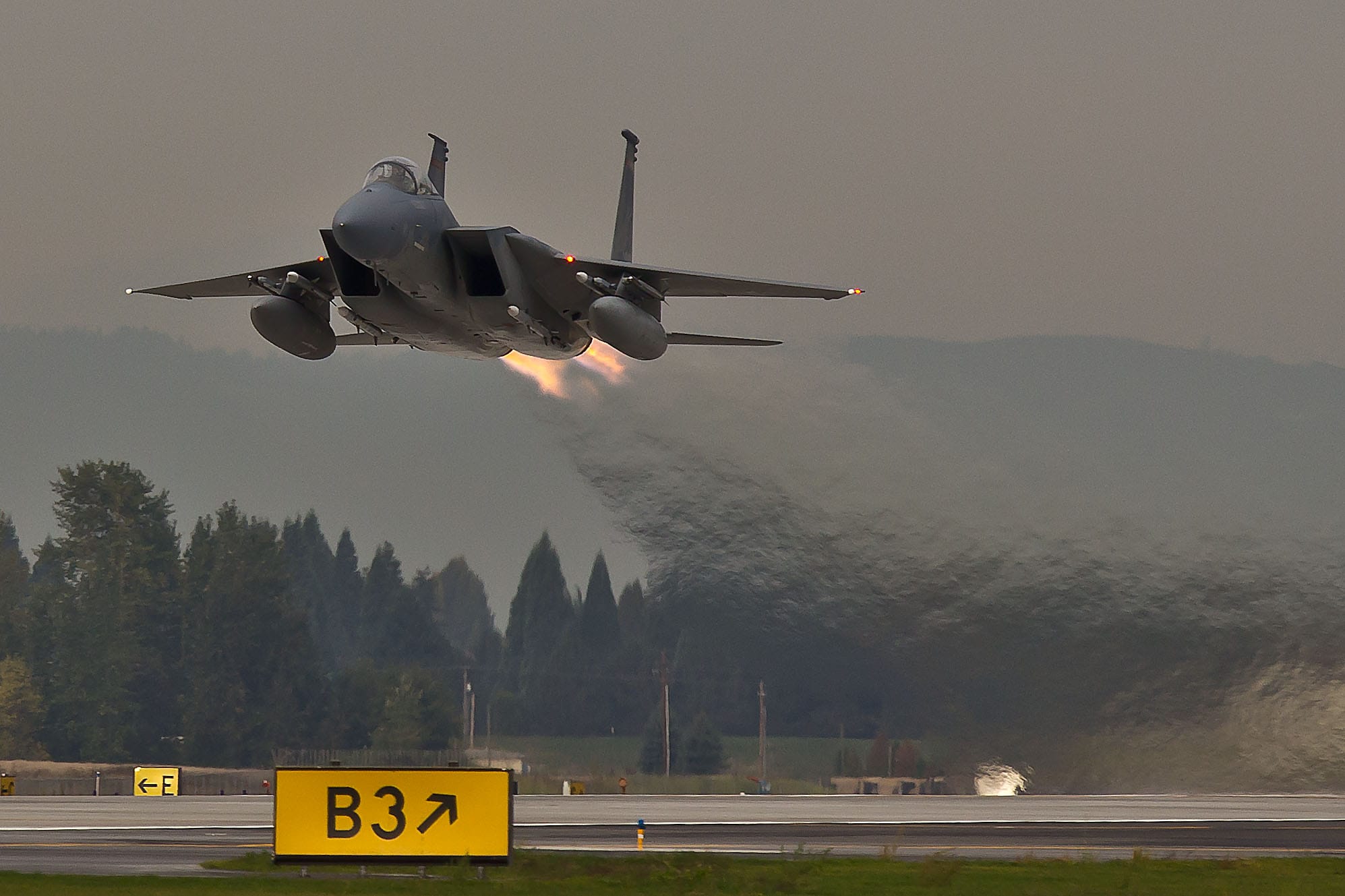 Tonight is the first of four nights where F-15s with the Oregon National Guard will be conducting routine night flying training.