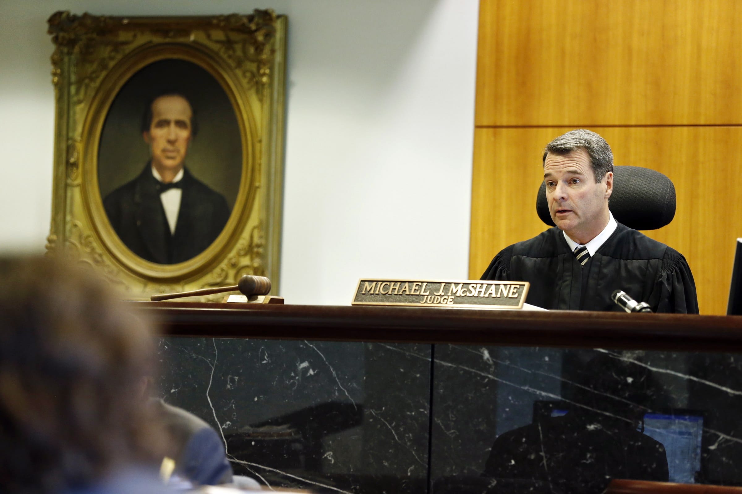 Judge Michael McShane presides over a case  May 20, 2013 at the Multnomah County Courthouse in Portland, Ore.