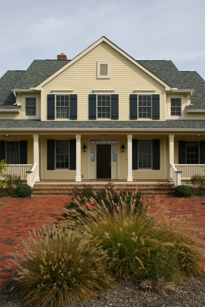 It is not necessary to use shutters on every window, per the experts, particularly close to the edge of the house where two shutters might not fit.