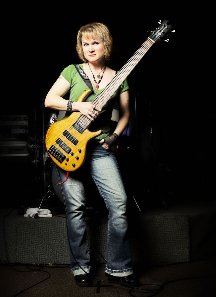 Bassist Lisa Mann performs tonight at the Sternwheeler Park Amphitheater in La Center.