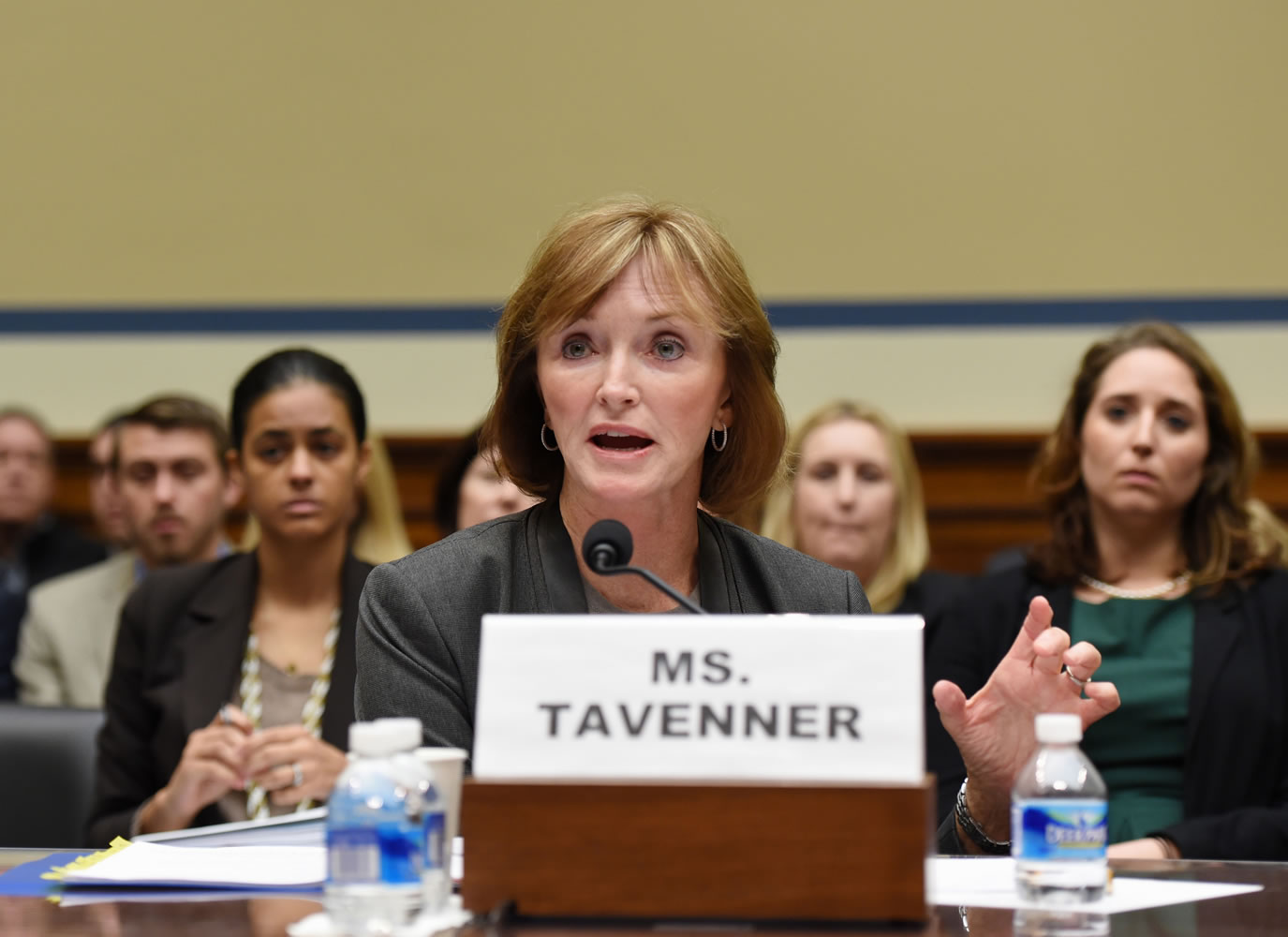 Marilyn Tavenner, the administrator of the Centers for Medicare and Medicaid Services, testifies on Capitol Hill in Washington.