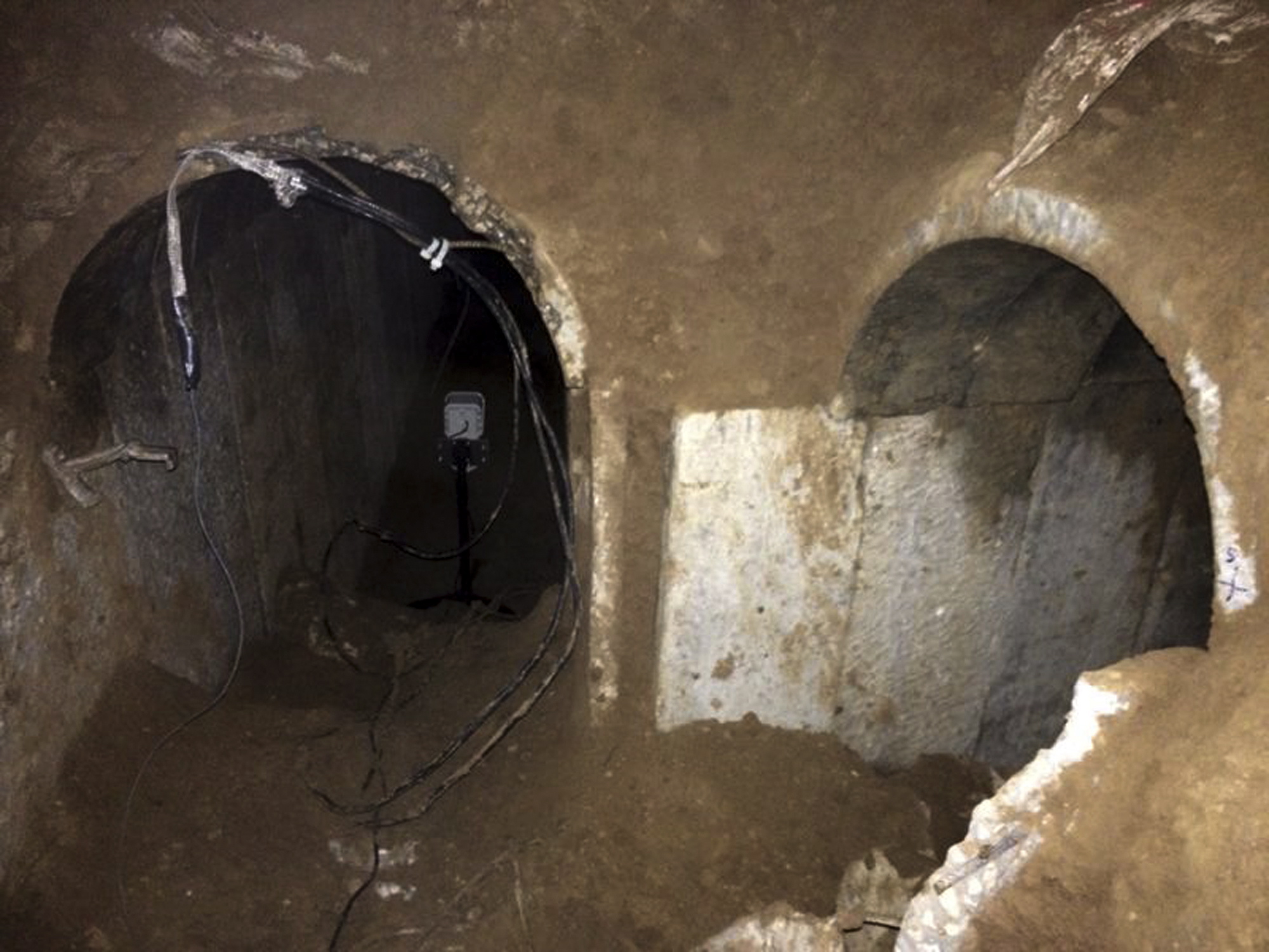 Israeli Defense Forces
The Israel Defense Forces announced Friday the discovery of a tunnel, dug from the Gaza Strip, that stretches hundreds of yards into Israel.
