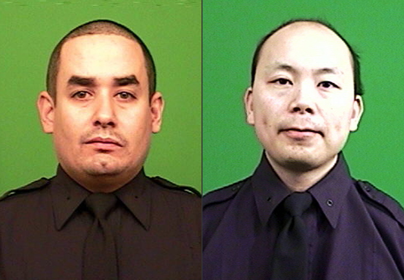 New York Police Department
Officers Rafael Ramos, left, and Wenjian Liu.