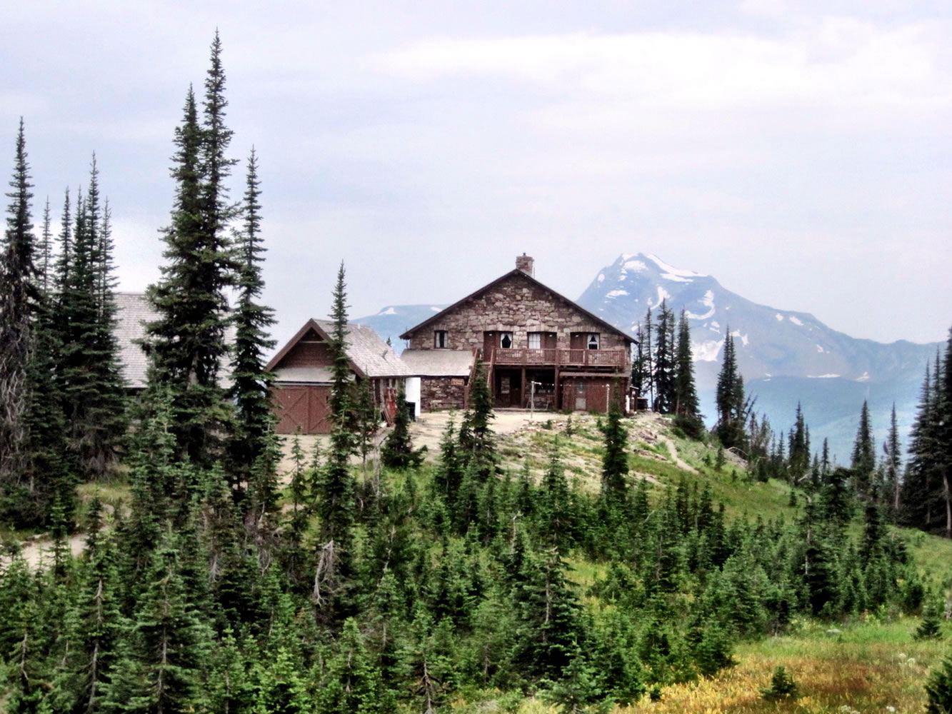 Photos by Erin Madison/The Great Falls Tribune
Granite Park Chalet sits on Heaven's Peak in Glacier National Park, Mont. Granite Park Chalet was built as part of the Great Northern Railway's &quot;See America First&quot; campaign.