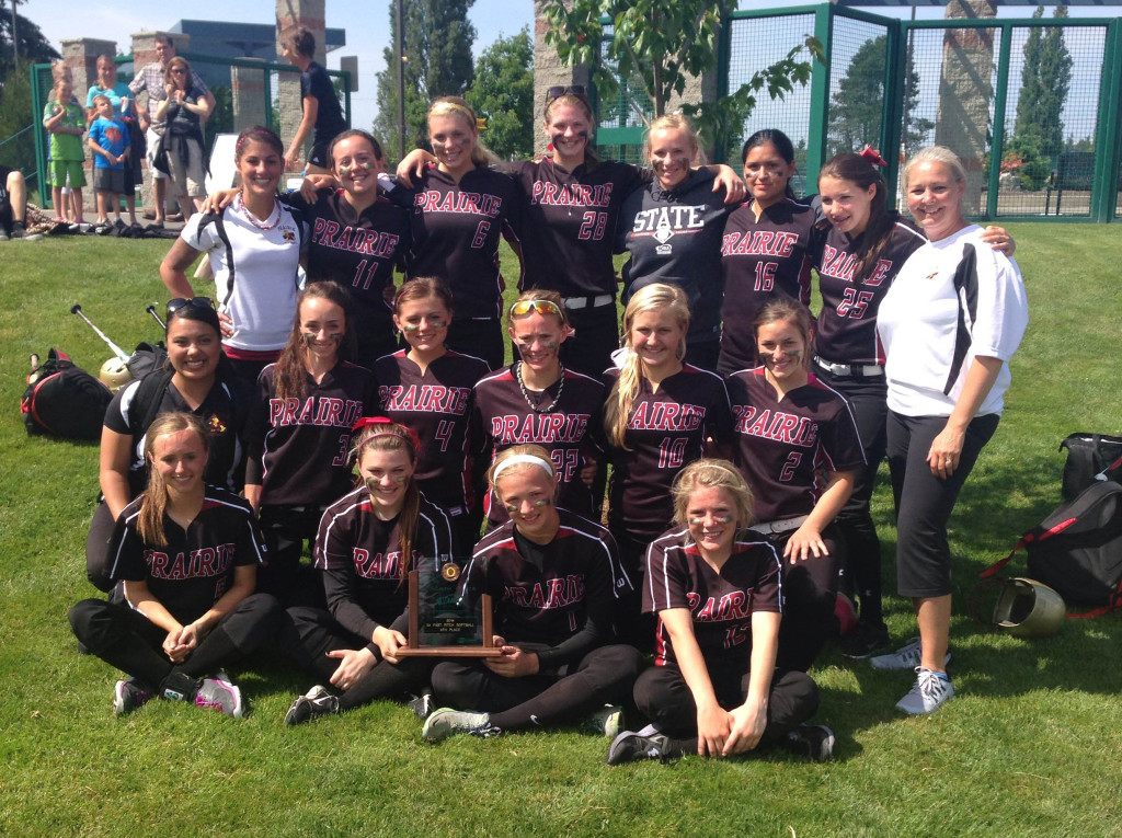 Prairie softball battles back to place fourth at 3A state - The Columbian
