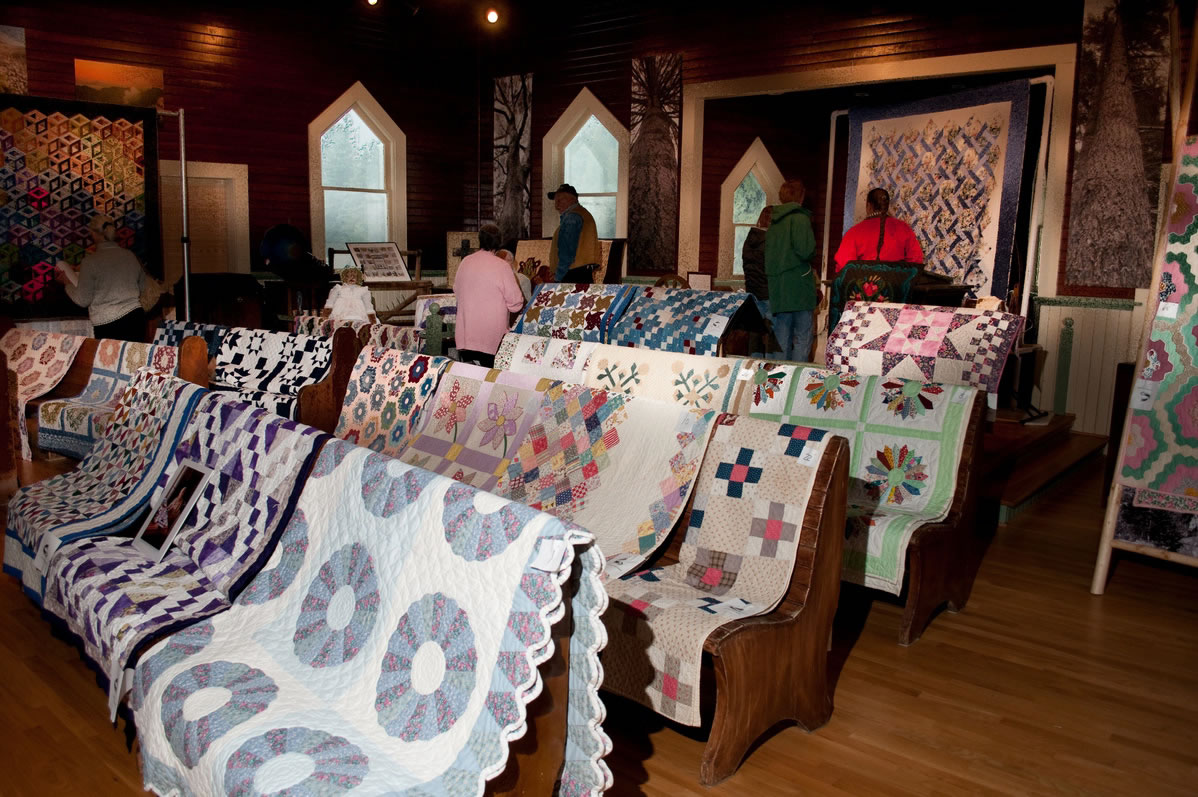 The North Clark Historical Museum presents its ninth annual quilt show, with more than 60 quilts on display.