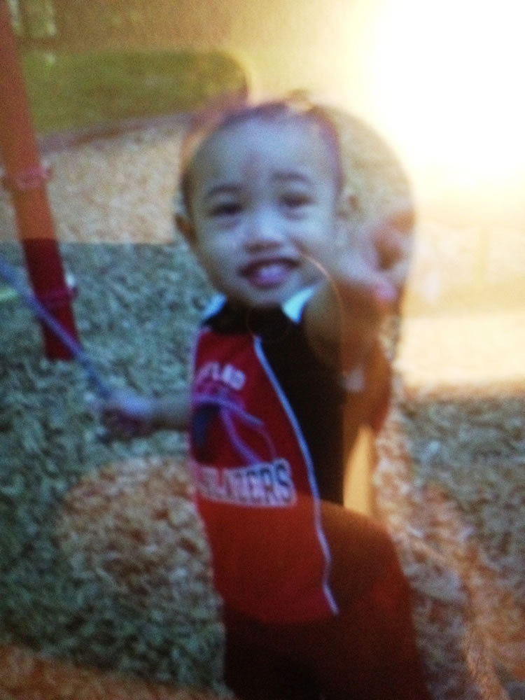 Police are looking for missing toddler Ajay Sardis.