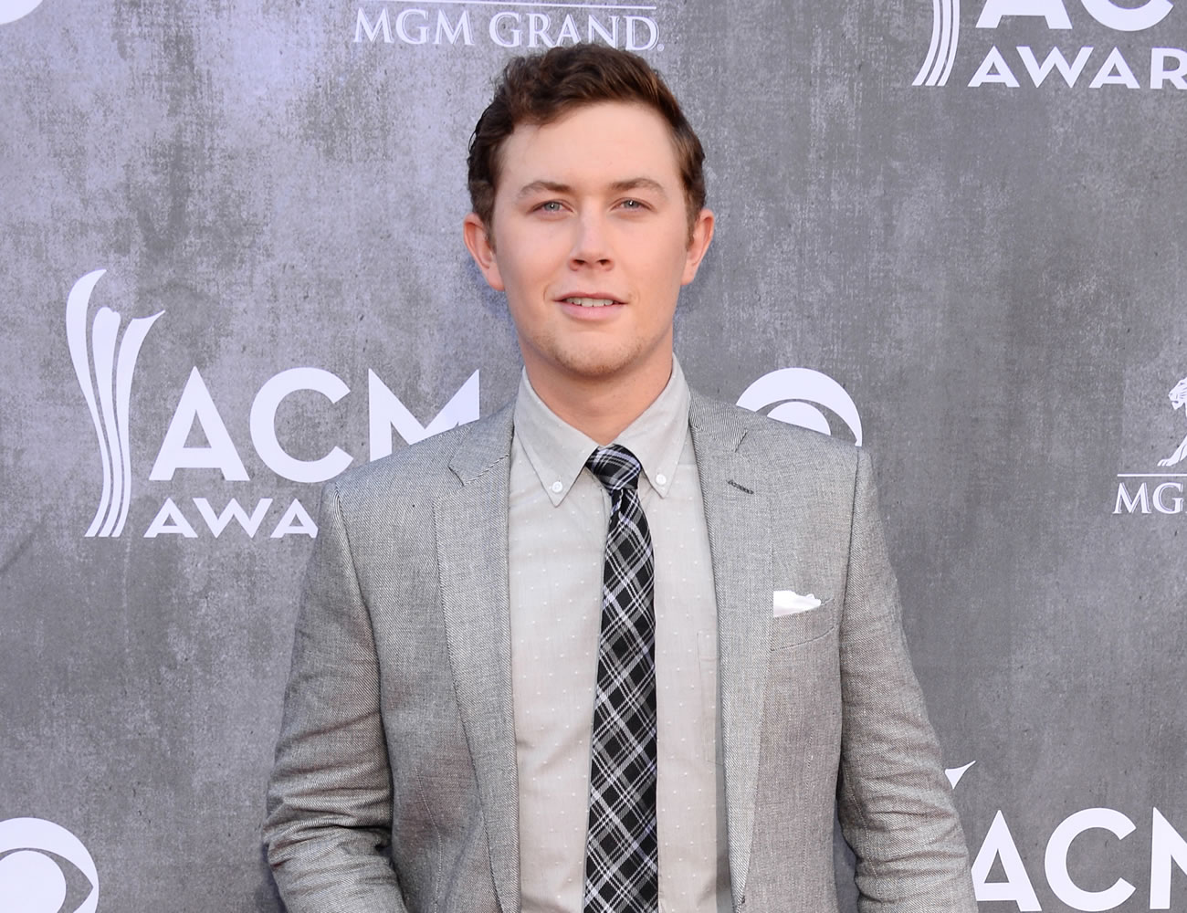 Ainger Scotty McCreery at the 49th annual Academy of Country Music Awards in Las Vegas.