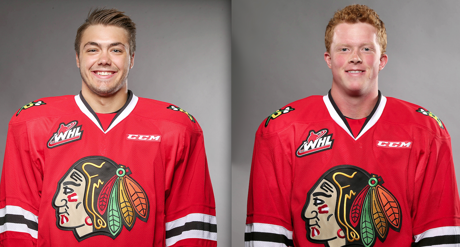 Blake Heinrich, left, and Alex Schoenborn are expected to be key players for the Portland Winterhawks this season (Photos courtesy of Portland Winterhawks).