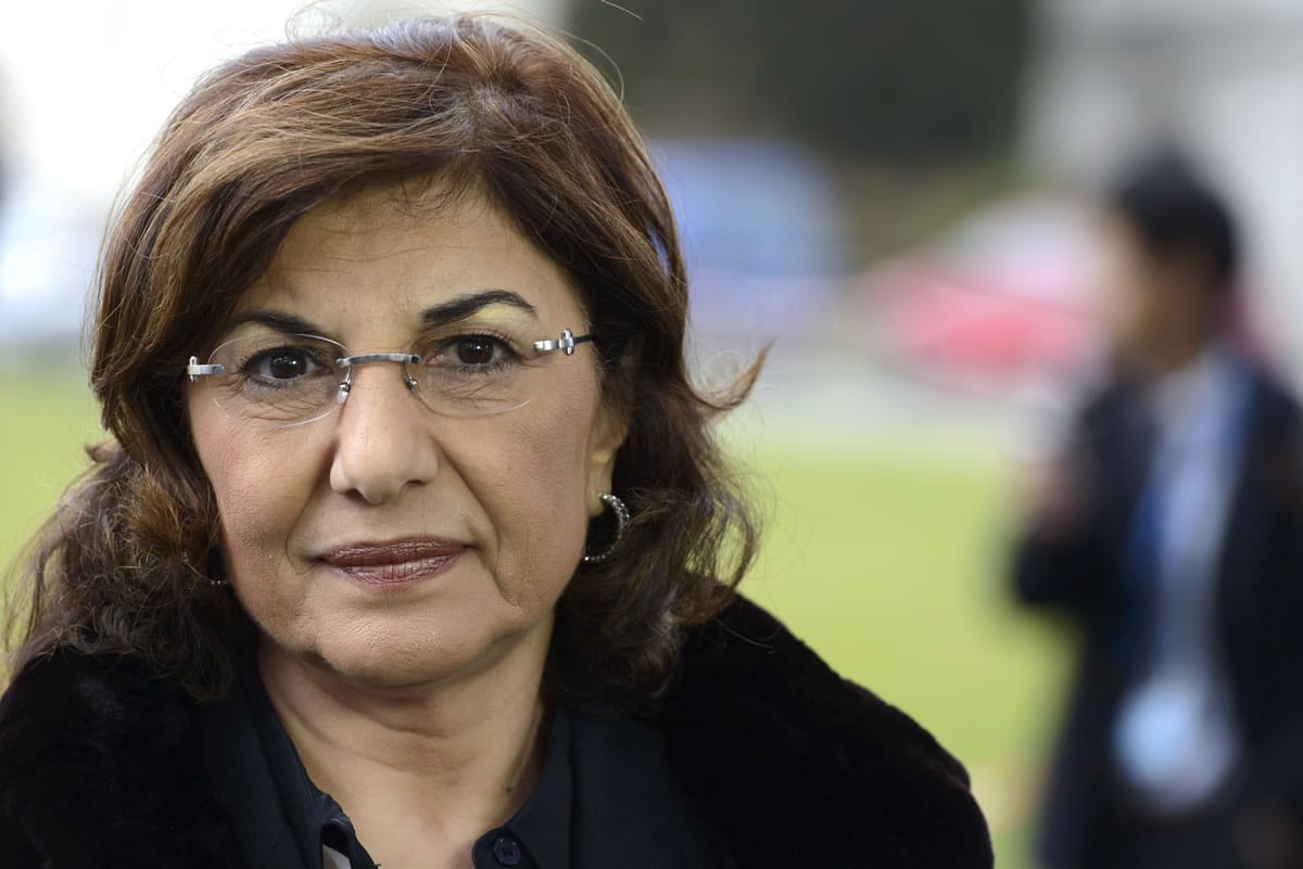 Bouthaina Shaaban, an adviser to Syrian President Bashar Assad.