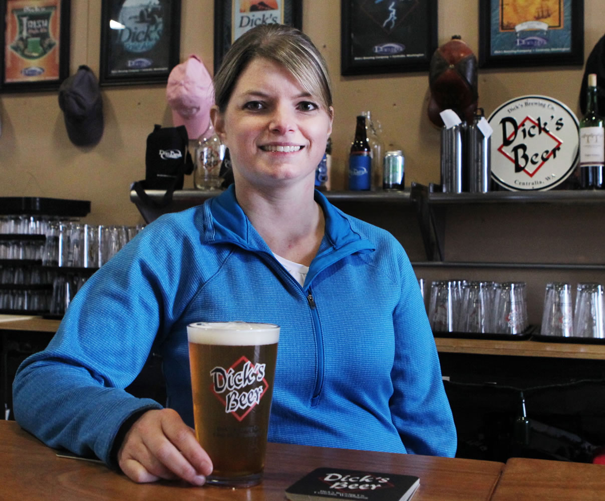 As the Seattle Seahawks prepare for Super Bowl XLVIII, Centralia-based Dick's Brewing owner Julie Young-Pendleton said her microbrewery is scoring big with a beer made just for fans.