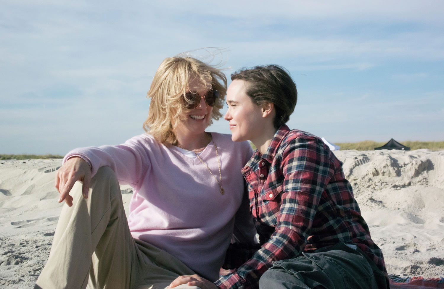 Julianne Moore, left, and Ellen Page star in the film "Freeheld," directed by Peter Sollett. As the largest launching pad to the fall movie season, the Toronto Film Festival, which began Thursday, is a regular home to the biopics and other true-life tales that usually populate awards season.