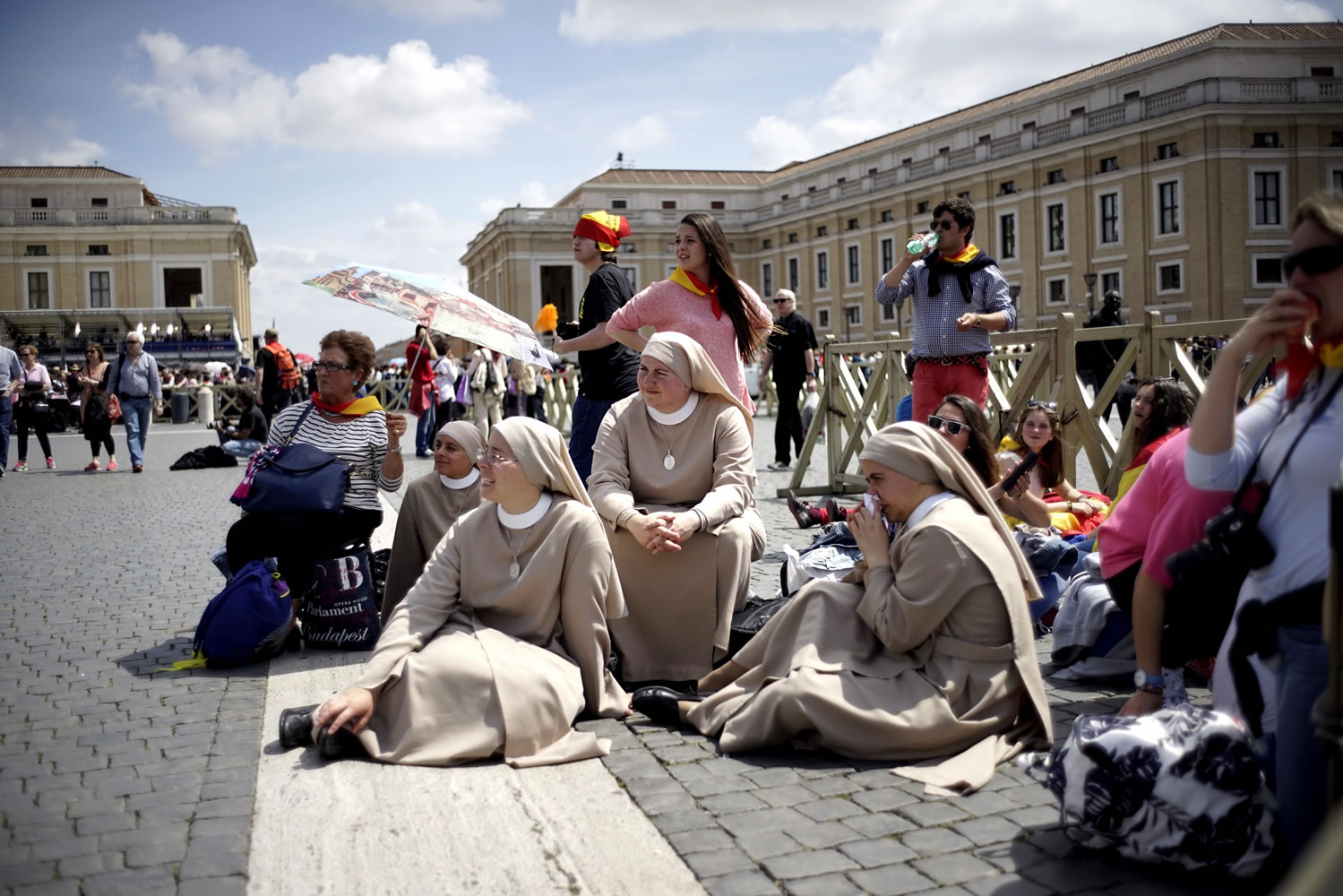 Nuns and others gather in St.