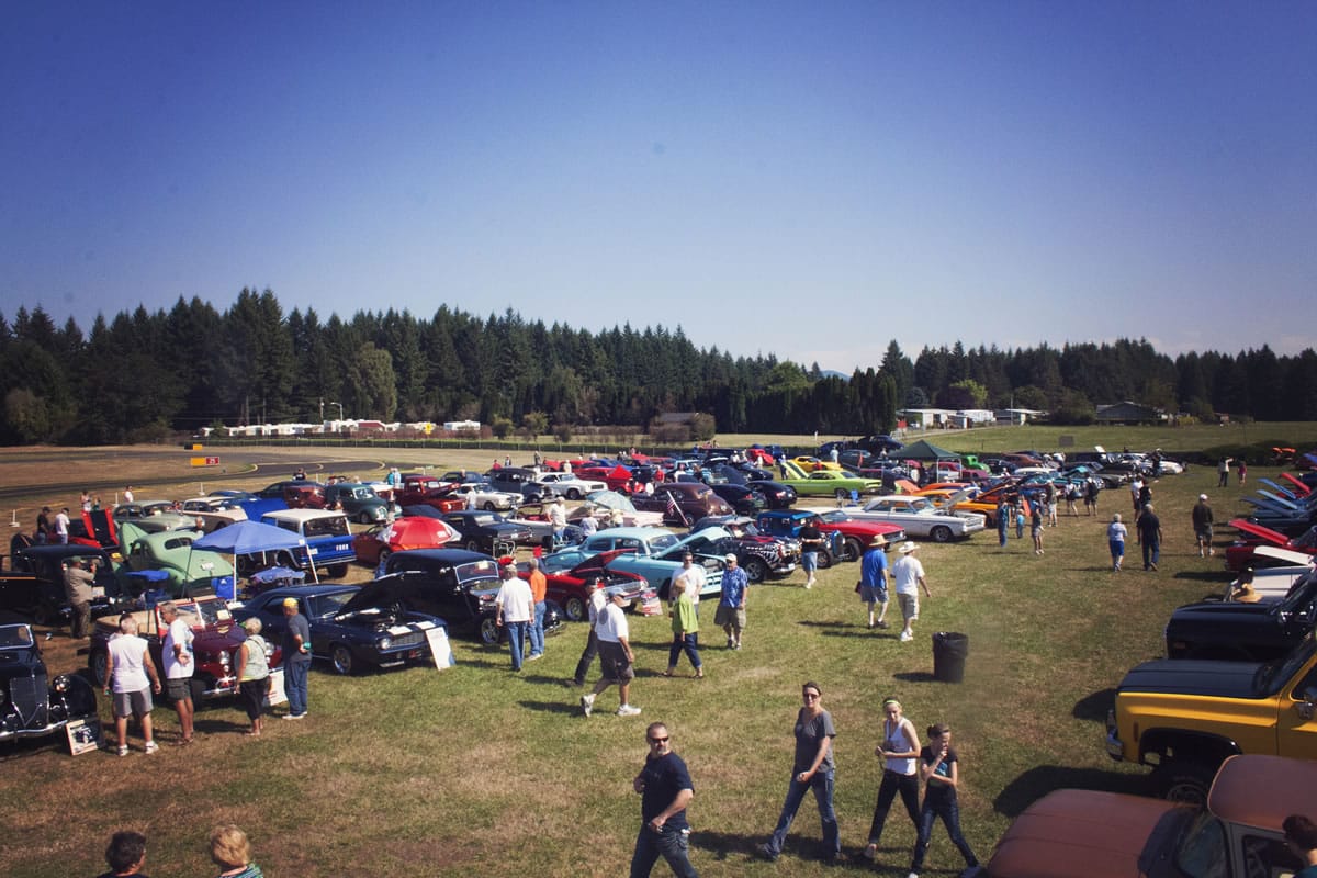 The Wheels and Wings Cruise-In is a part of the Port of Camas-Washougal's community appreciation day today at Grove Field Airport in Camas.