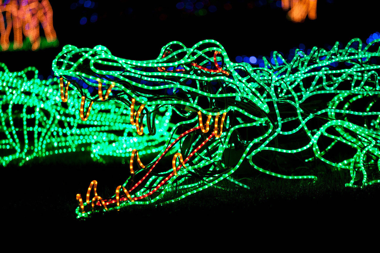 The annual ZooLights will feature multiple light displays throughout the Oregon Zoo Nov. 29-Jan. 5, 2014.