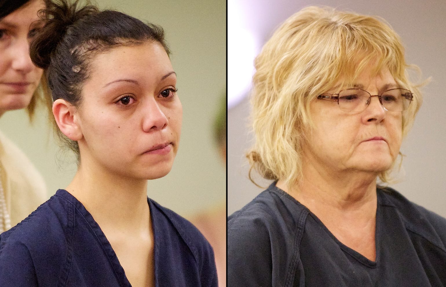 Vancouver police arrested Kalista Andino, 21, left, and Linda Smith, 63, on Friday evening.
