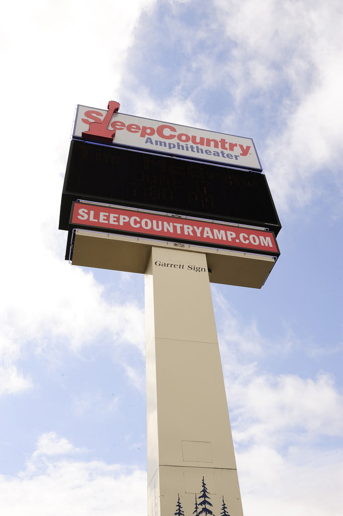 Sleep Country's sponsorship of the amphitheater has ended.