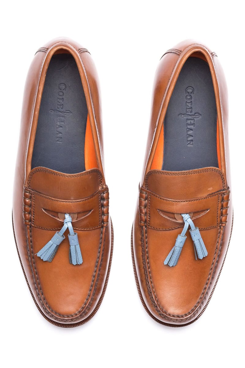 Los Angeles Times
A collaboration between Cole Haan and Hook + Albert brings men leather shoe tassels.