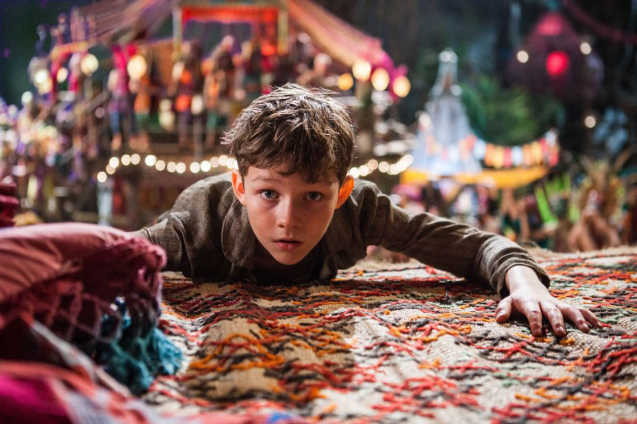 Levi Miller plays a young boy who becomes Peter Pan in &quot;Pan.&quot; (Laurie Sparham)