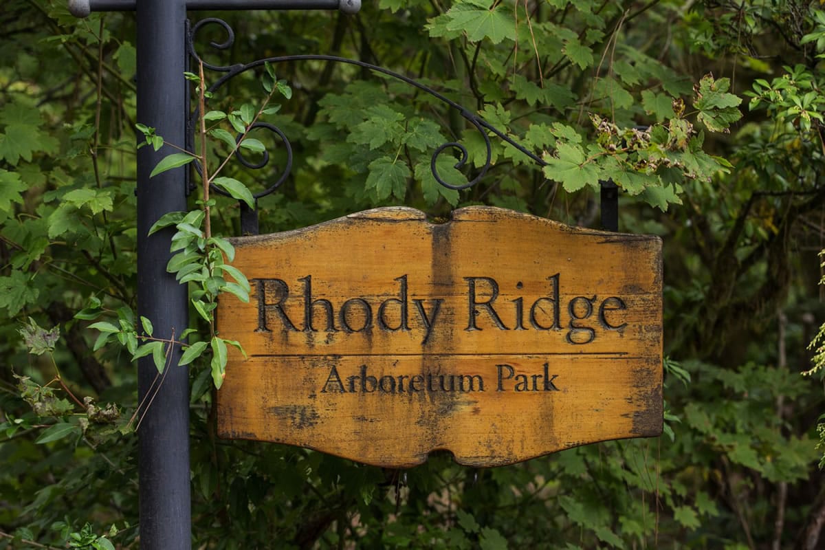 The property, donated to Snohomish County, is now known as Rhody Ridge Arboretum.