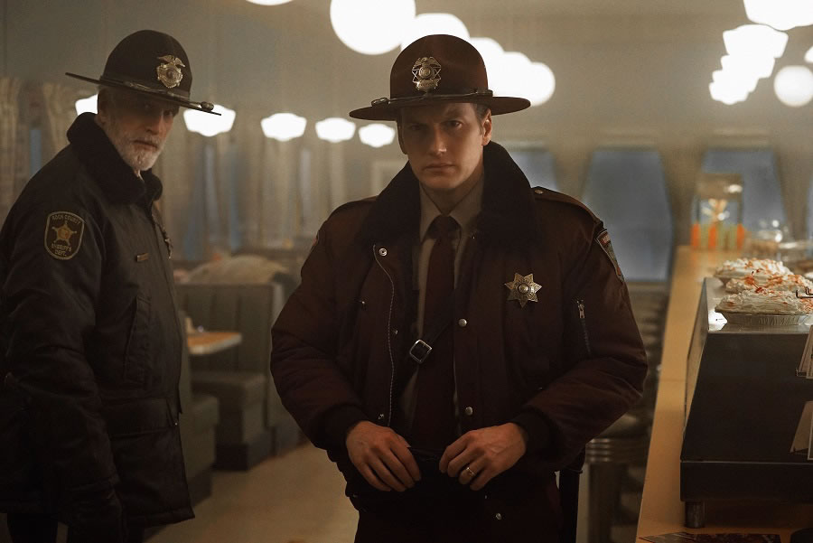 Ted Danson, left, and Patrick Wilson star in the second season of &quot;Fargo.&quot; (FX)
