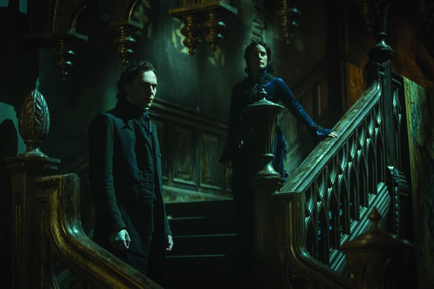 Tom Hiddleston and Jessica Chastain star in the horror film &quot;Crimson Peak.&quot; (Universal Pictures)