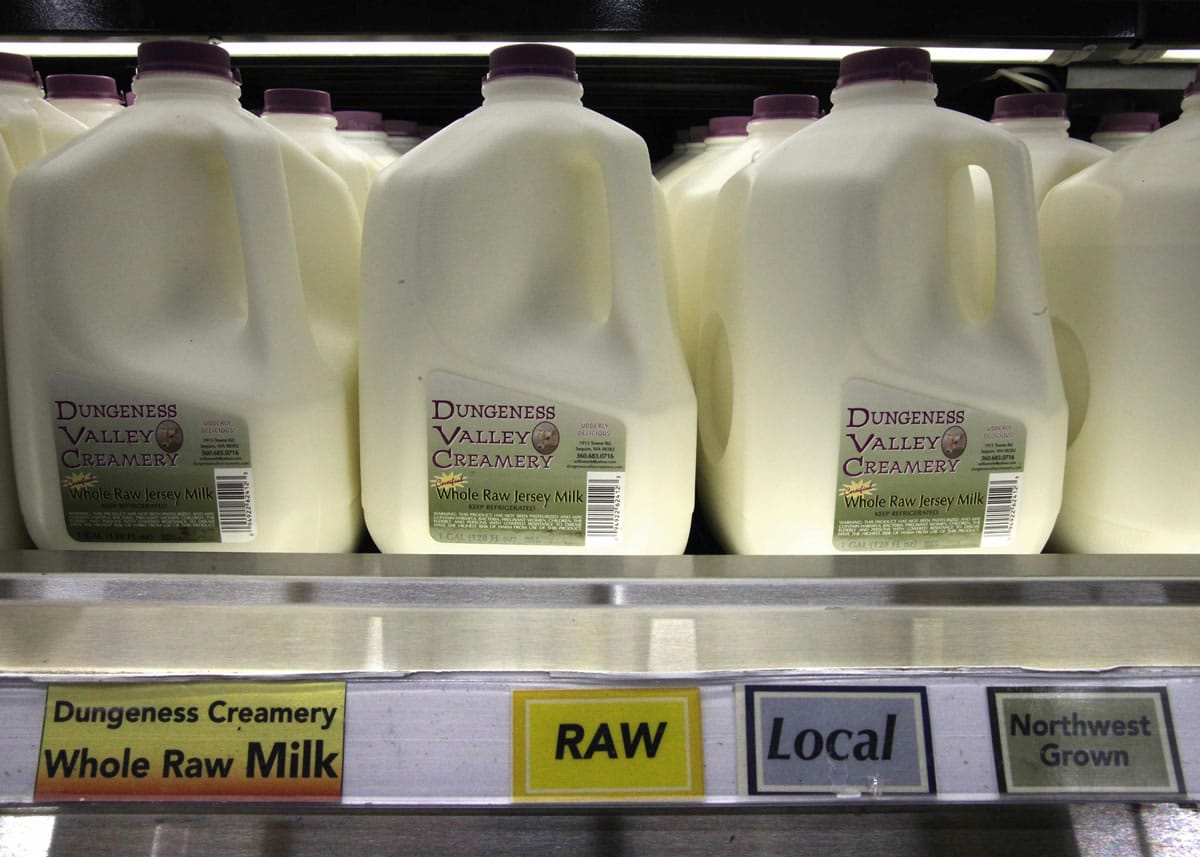 Washington is one of 30 states allowing retail sales of raw milk from licensed sellers and producers.