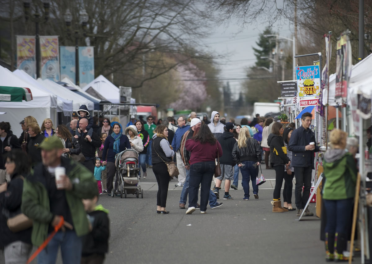 Sunny weather on Saturday and a mostly dry Sunday contributed to a crowded opening weekend for the Vancouver Farmers Market.