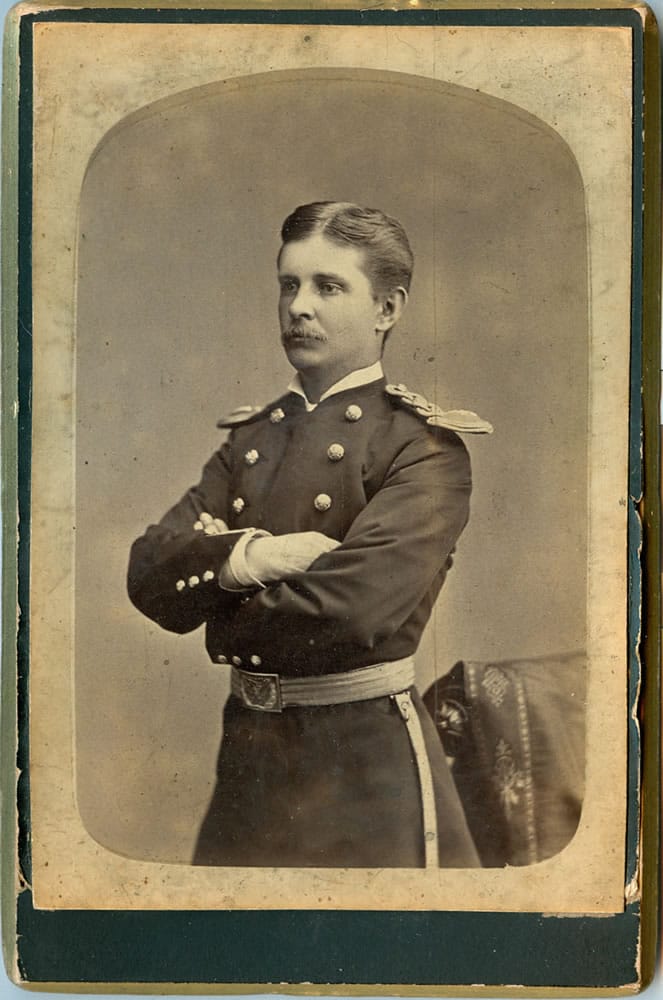 Lt. Frederic Calhoun, kin of Gen. George Custer, retired in 1890 at Vancouver Barracks.