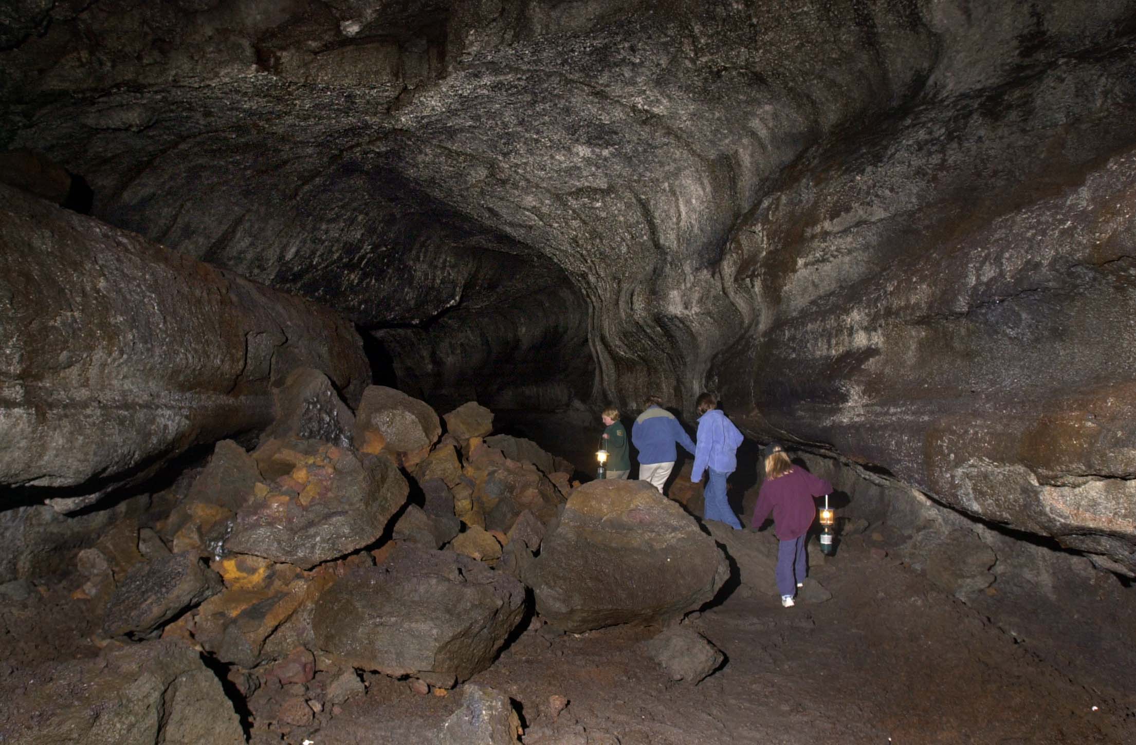 Ape Cave, at 2.5 miles, is the longest continuous lava tube in the continental United States.